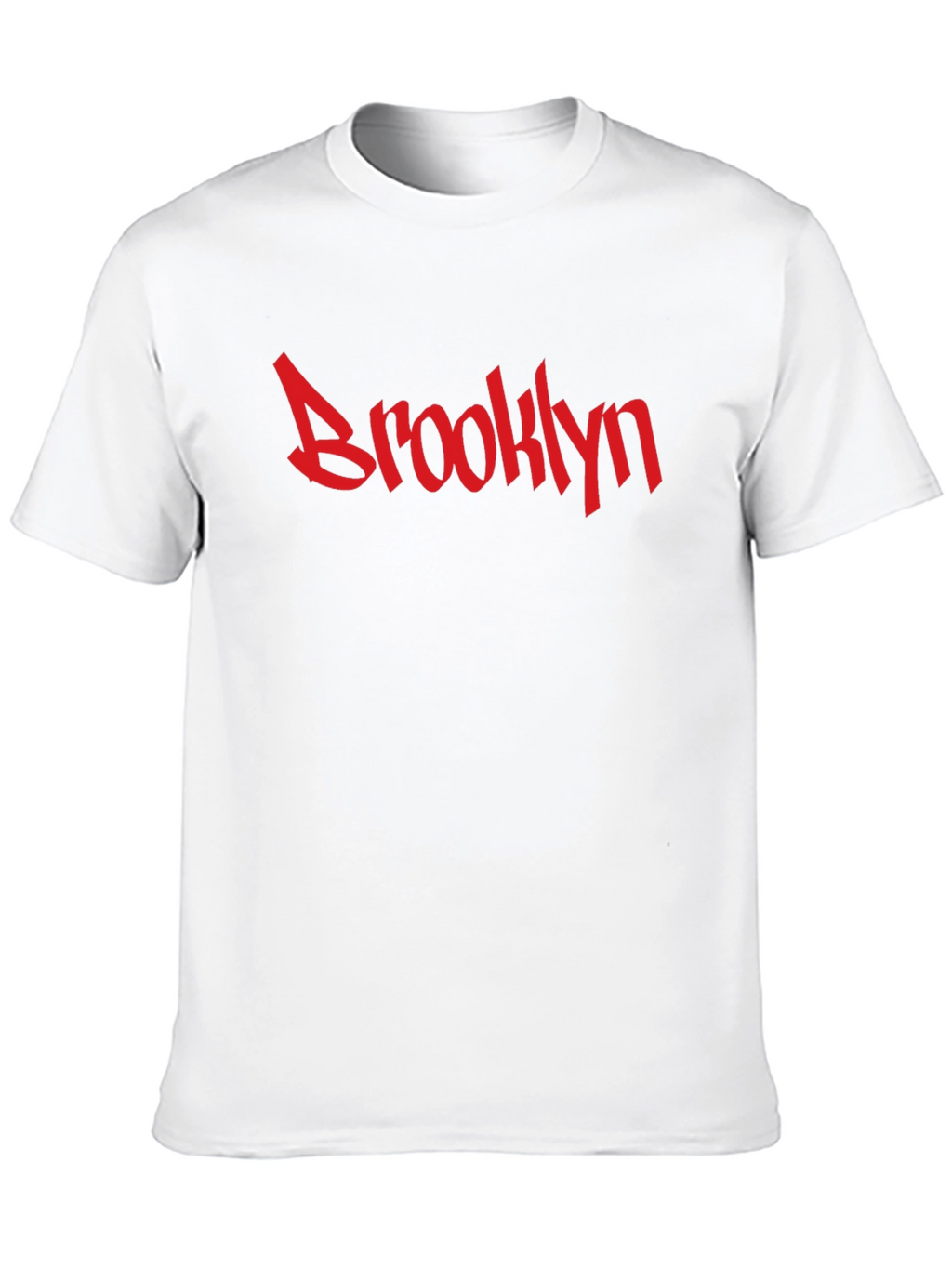 Brooklyn Graphic Tee - Red on Black