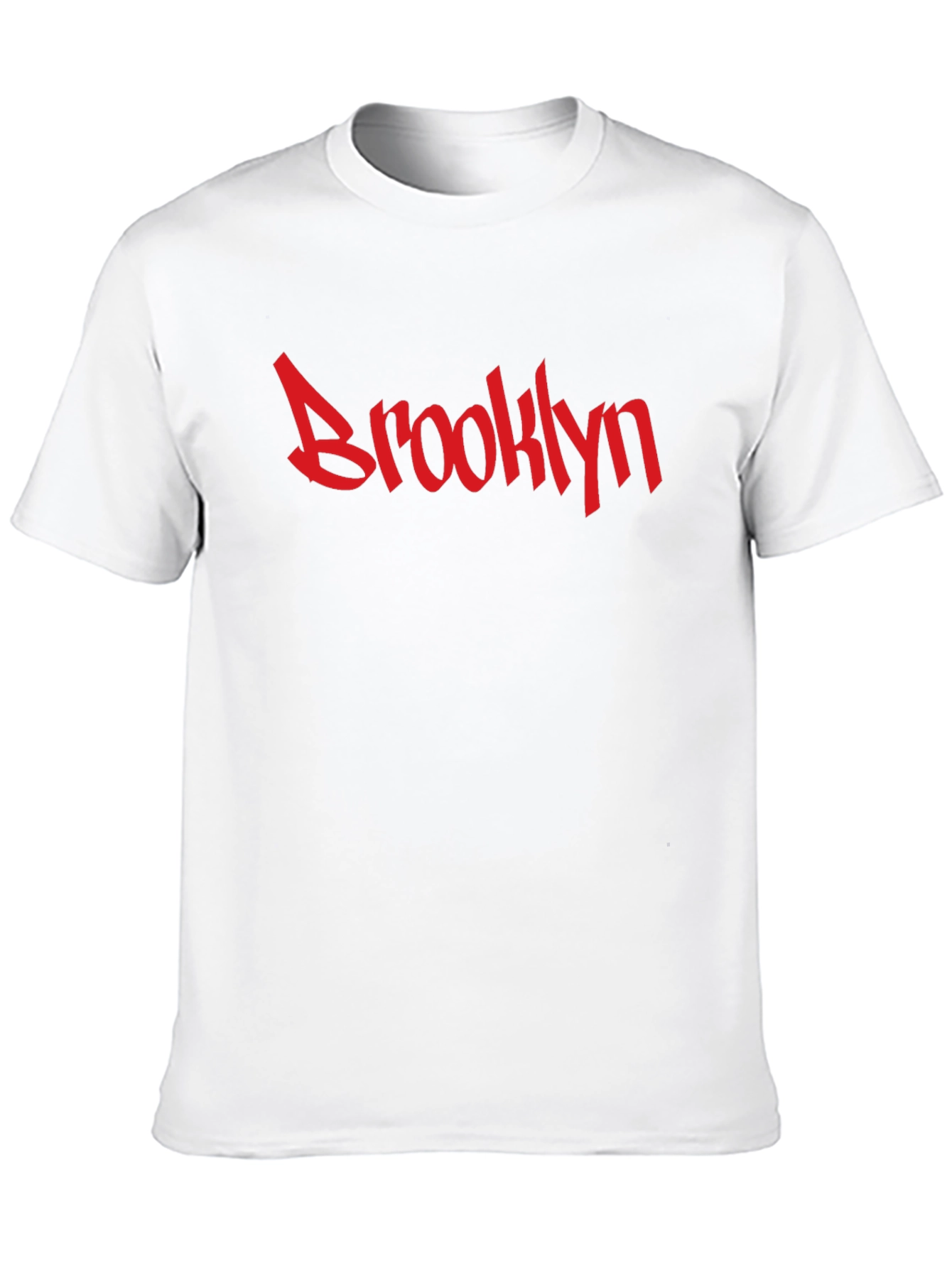 Brooklyn Graphic Tee - Red on Black