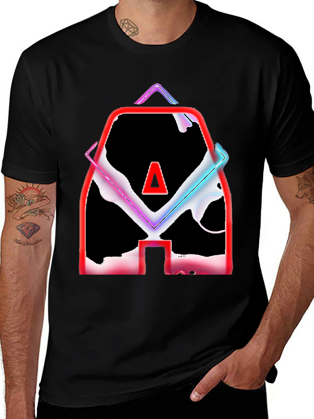 Abstract Graphic T-Shirt