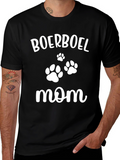 Boerboel Mom Black T-Shirt