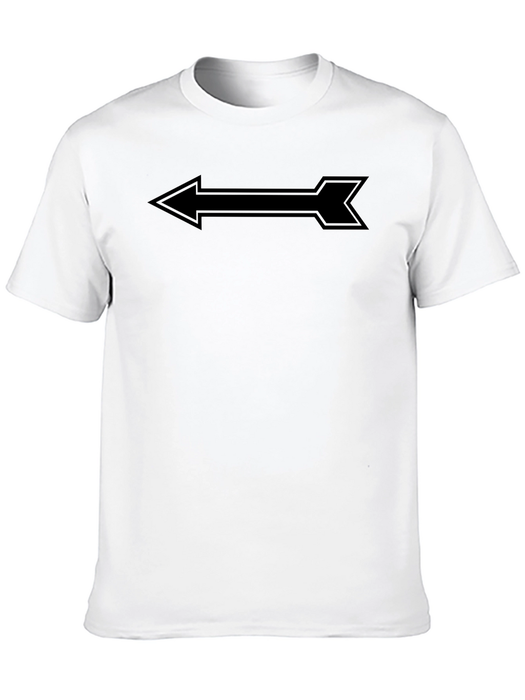 Arrow Graphic T-Shirt - Stylish Directional Tee