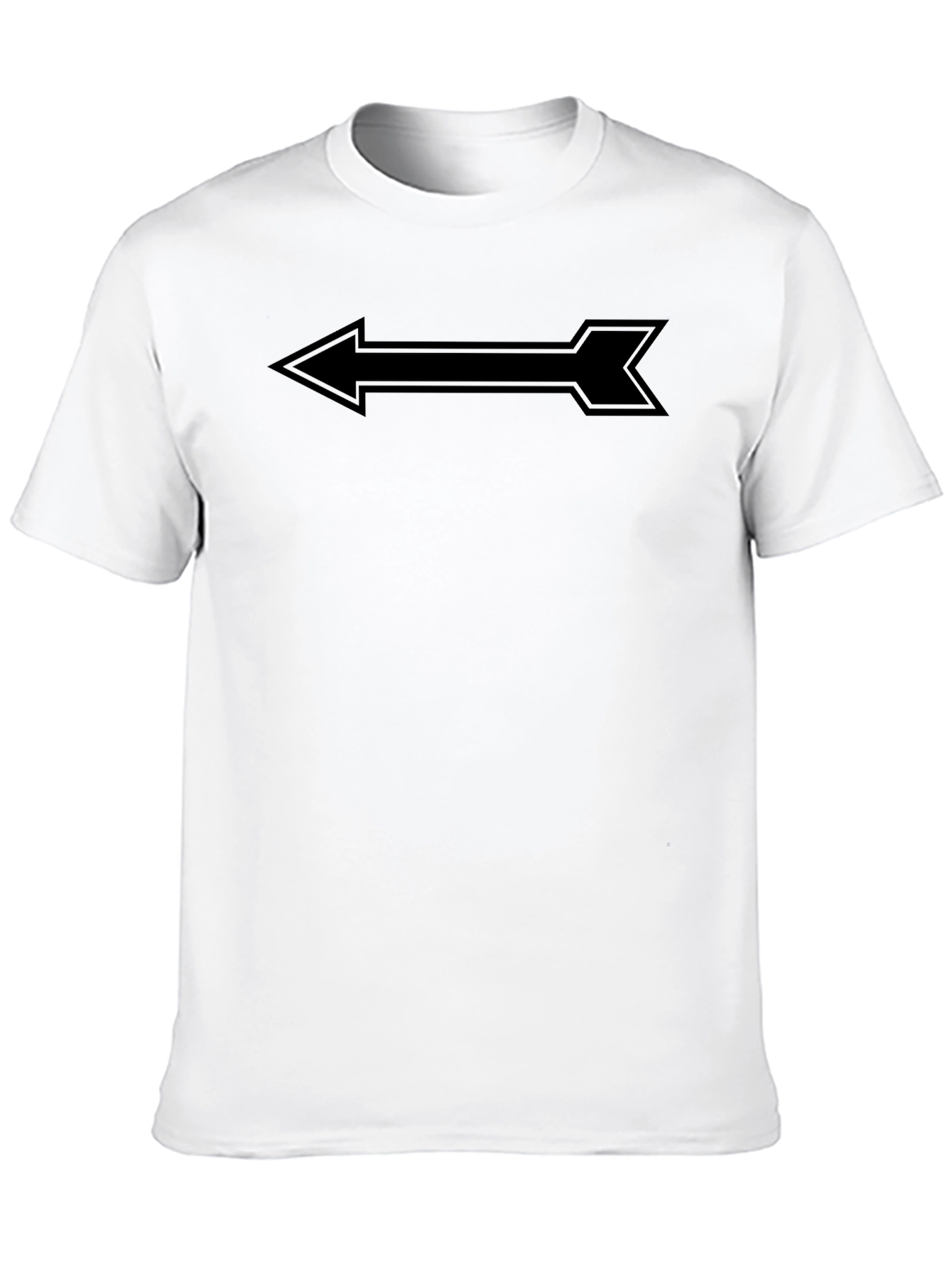 Arrow Graphic T-Shirt - Stylish Directional Tee
