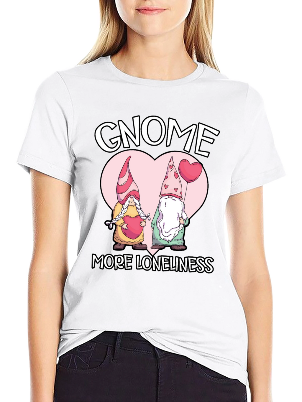 Gnome More Loneliness Valentines T-Shirt