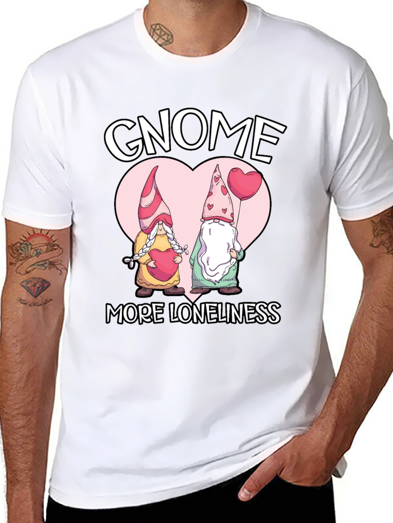 Gnome More Loneliness Valentines T-Shirt