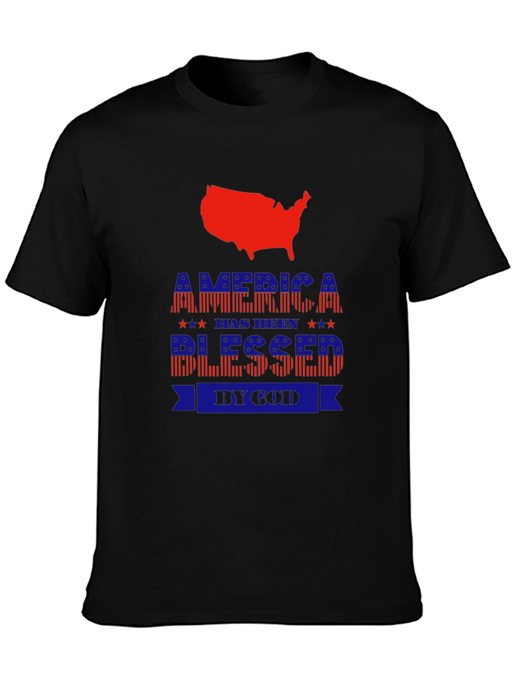 America Blessed by God Patriotic T-Shirt