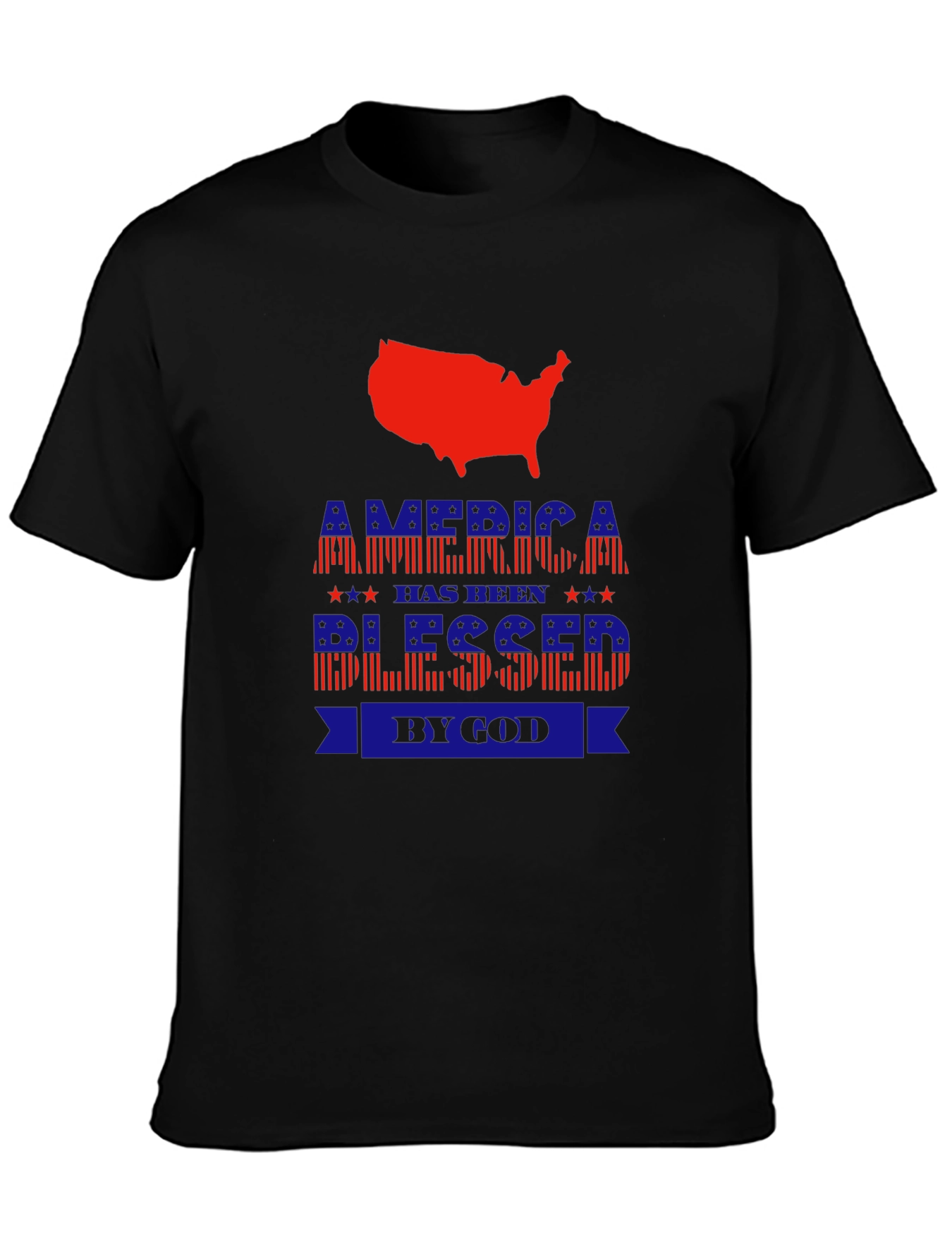 America Blessed by God Patriotic T-Shirt