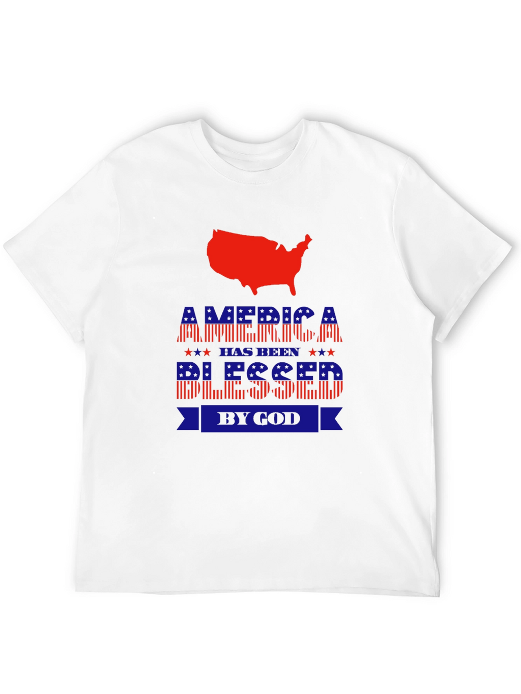 America Blessed by God Patriotic T-Shirt
