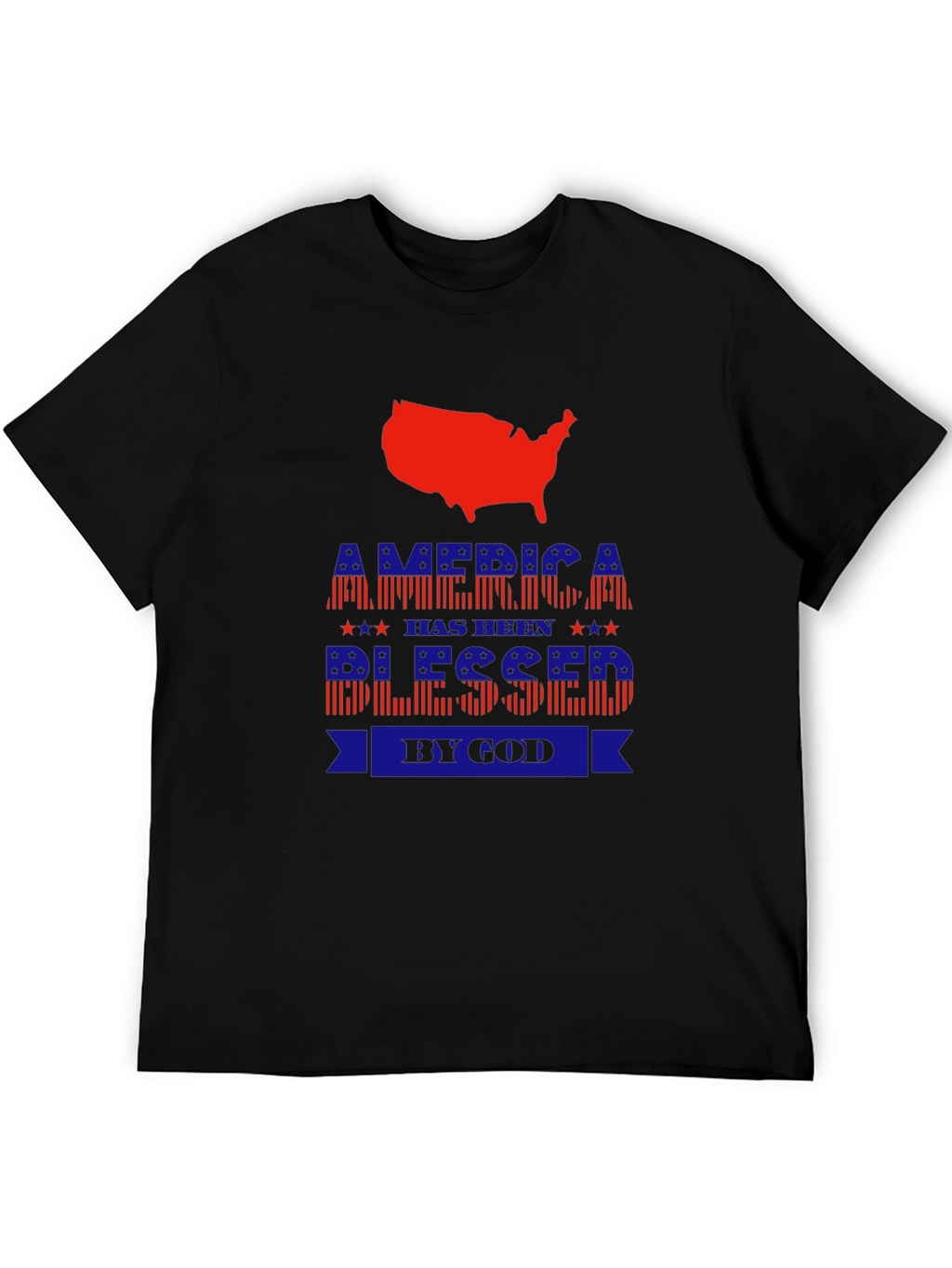 America Blessed by God Patriotic T-Shirt
