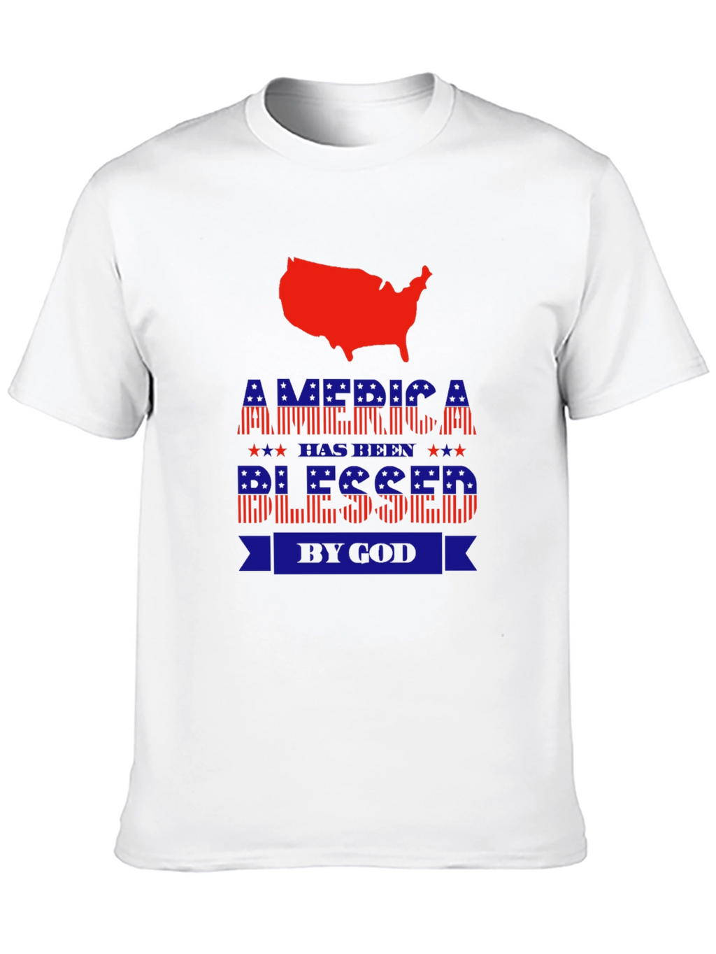 America Blessed by God Patriotic T-Shirt
