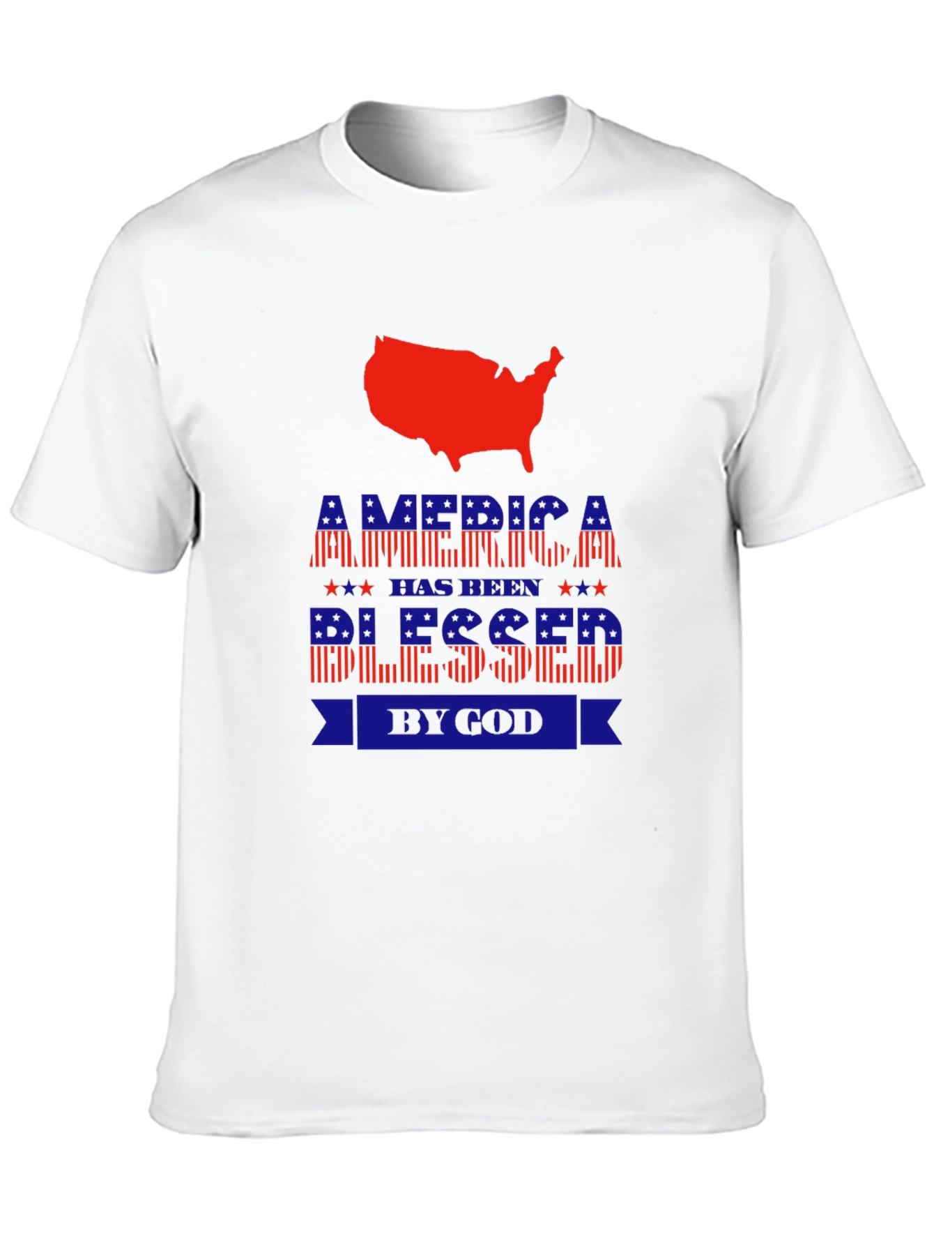 America Blessed by God Patriotic T-Shirt