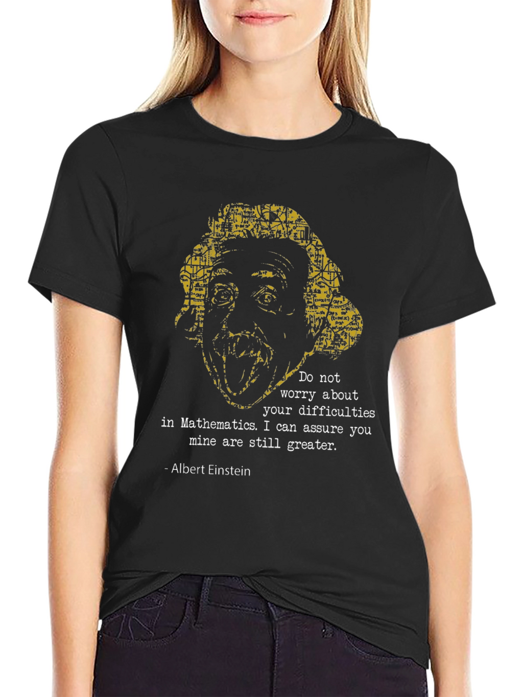 Einstein Math Quote T-Shirt