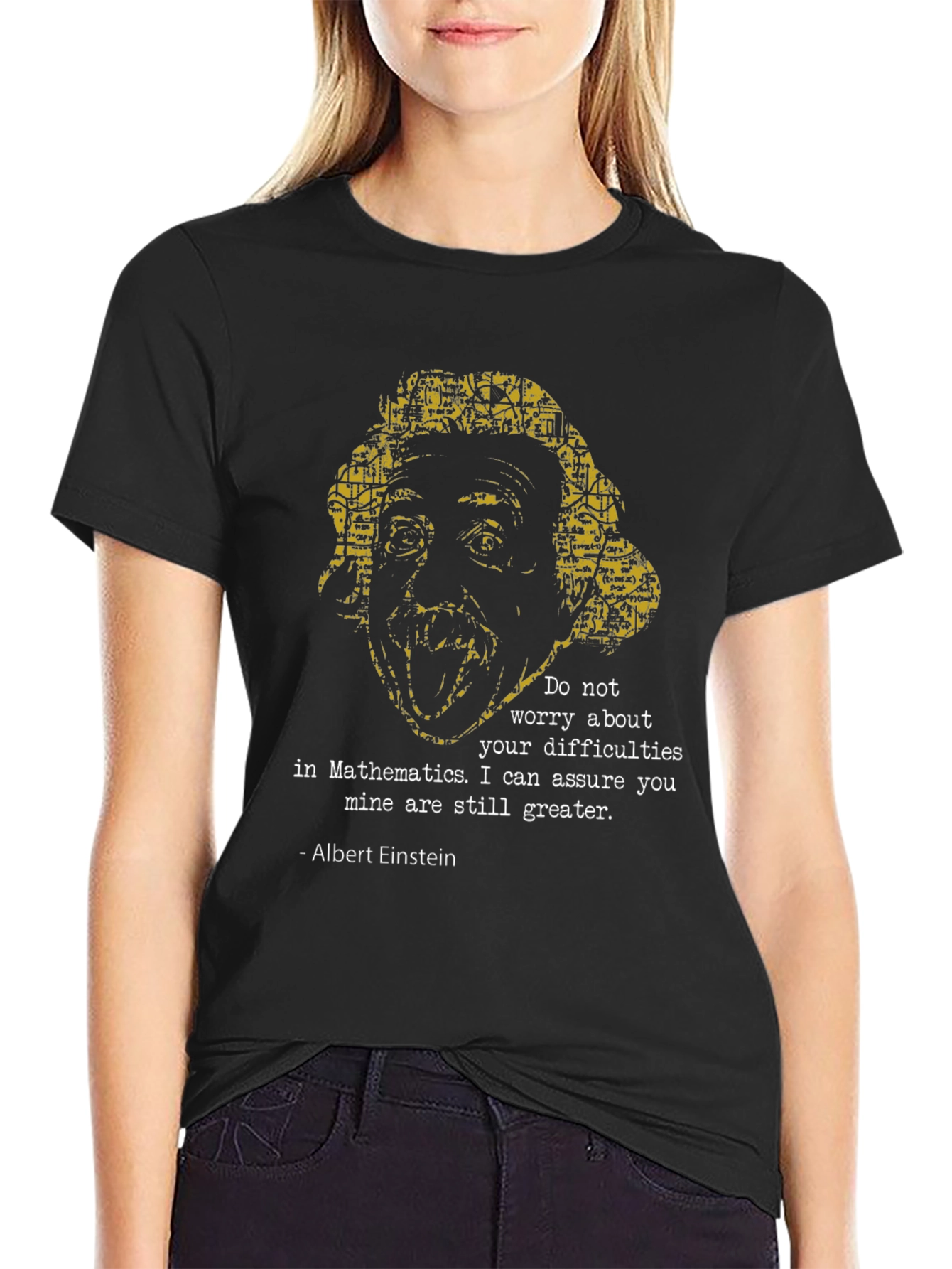 Einstein Math Quote T-Shirt