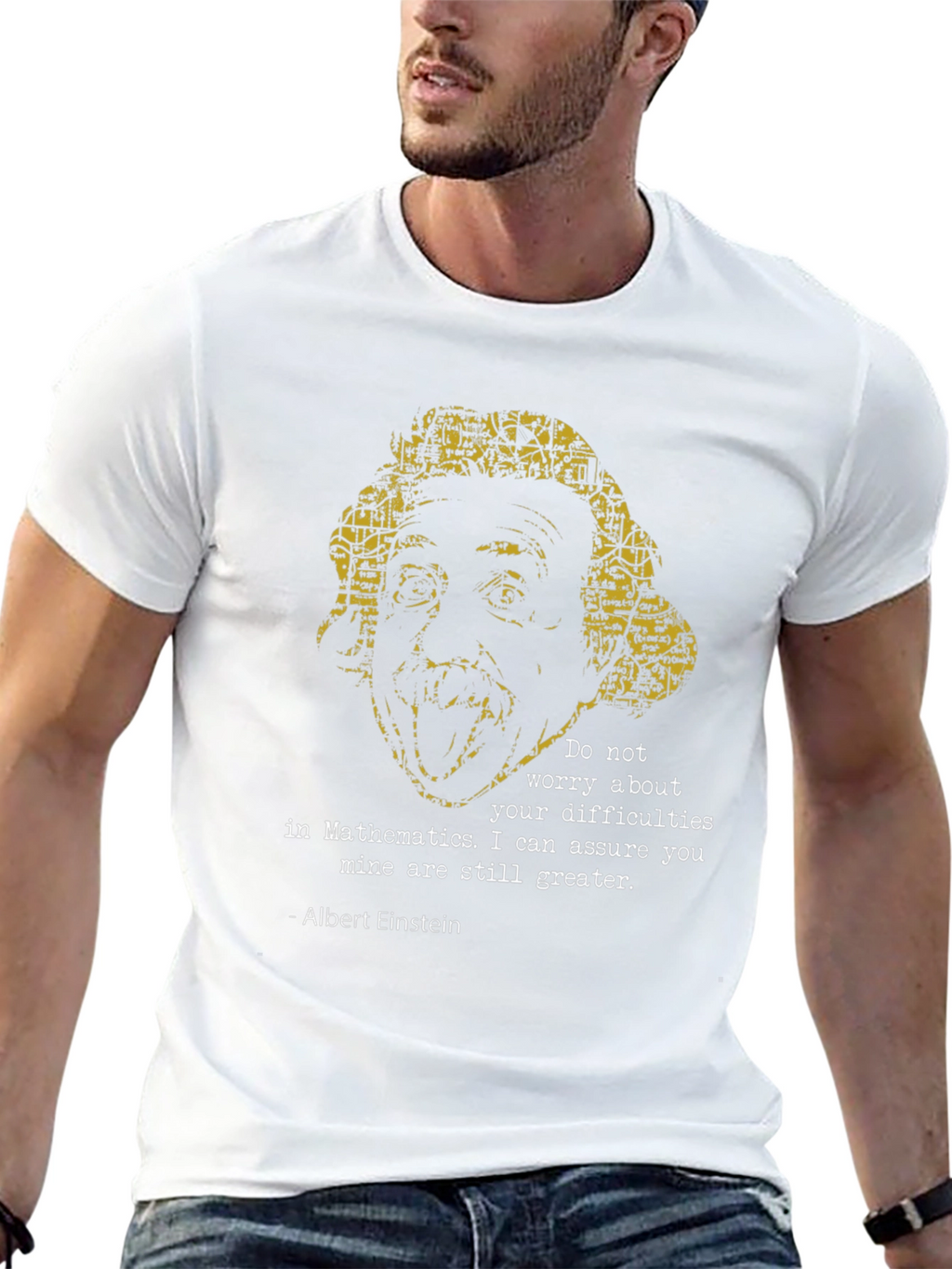 Einstein Math Quote T-Shirt
