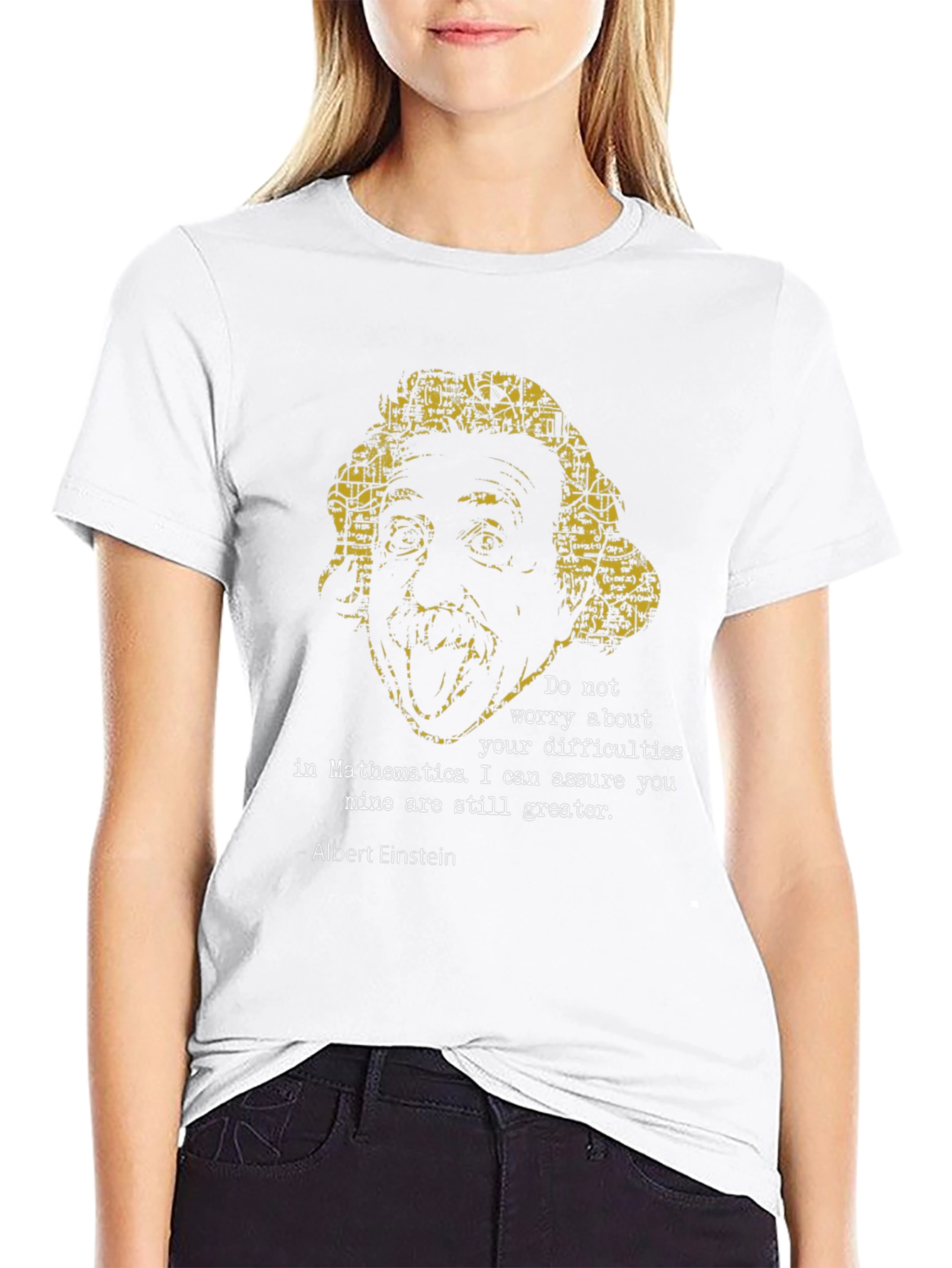 Einstein Math Quote T-Shirt