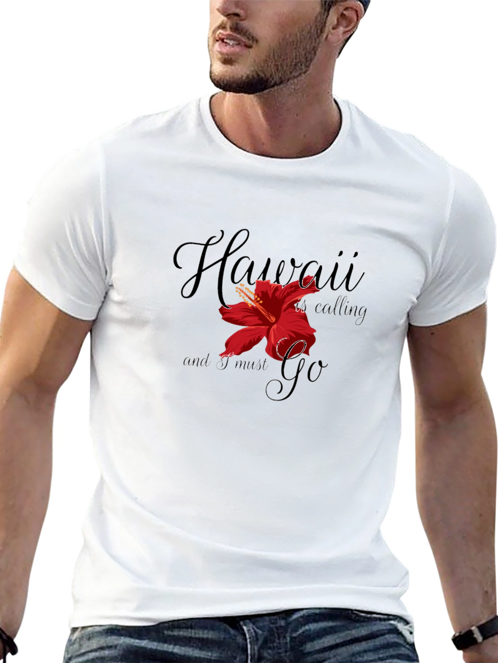 Hawaii Calling Graphic Tee - Island Style T-Shirt