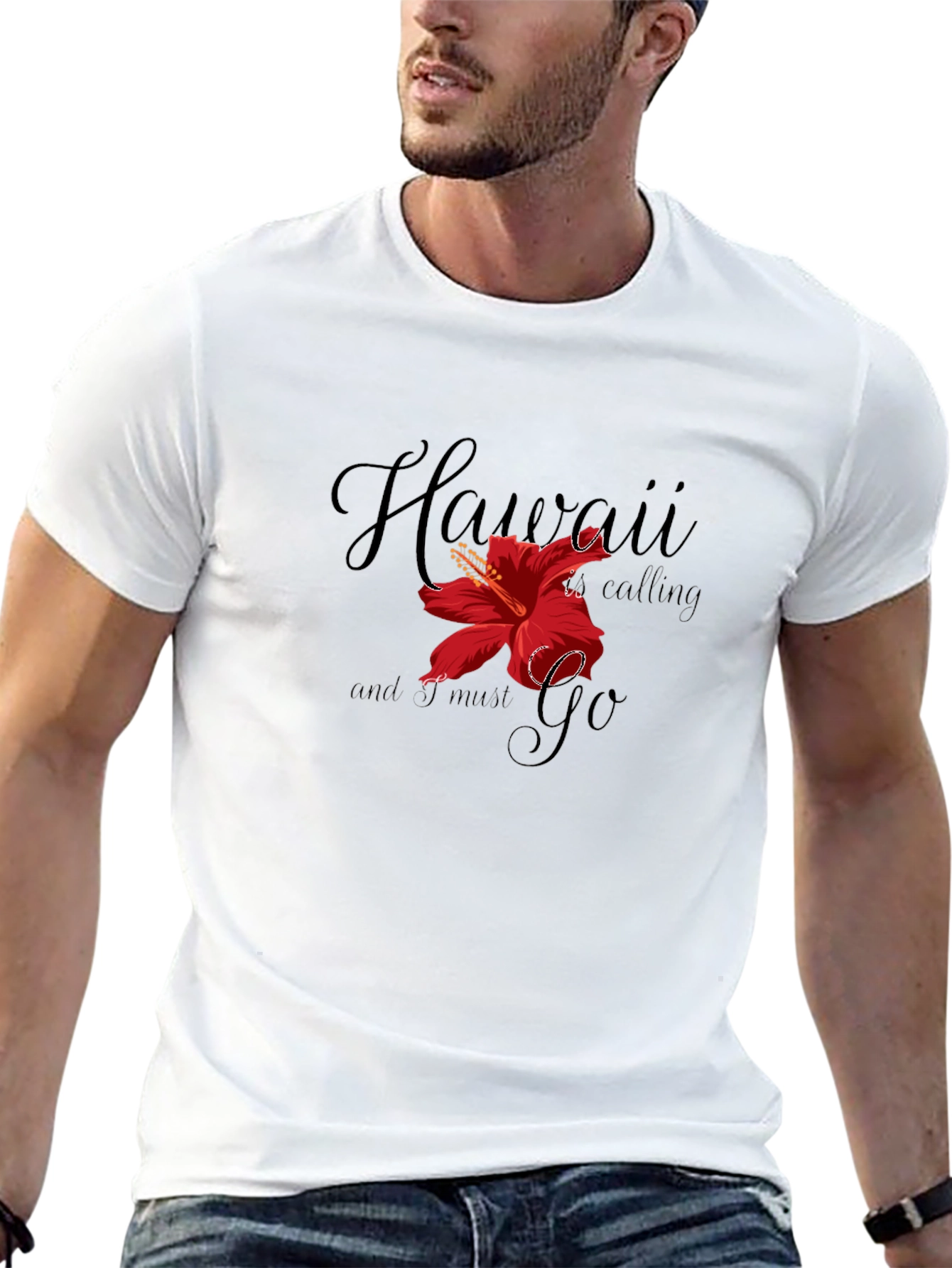 Hawaii Calling Graphic Tee - Island Style T-Shirt