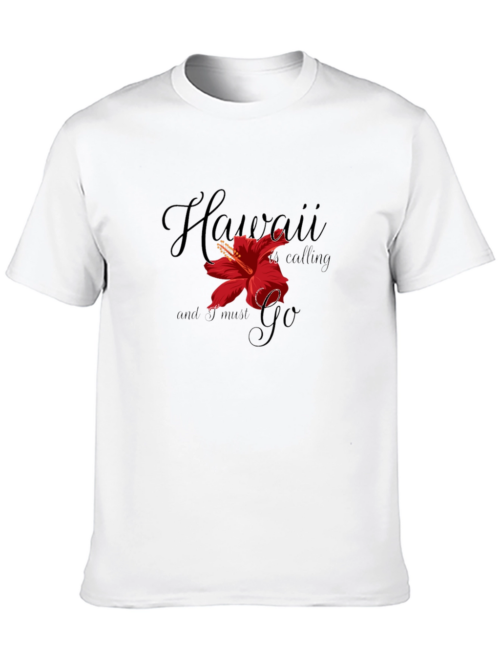 Hawaii Calling Graphic Tee - Island Style T-Shirt