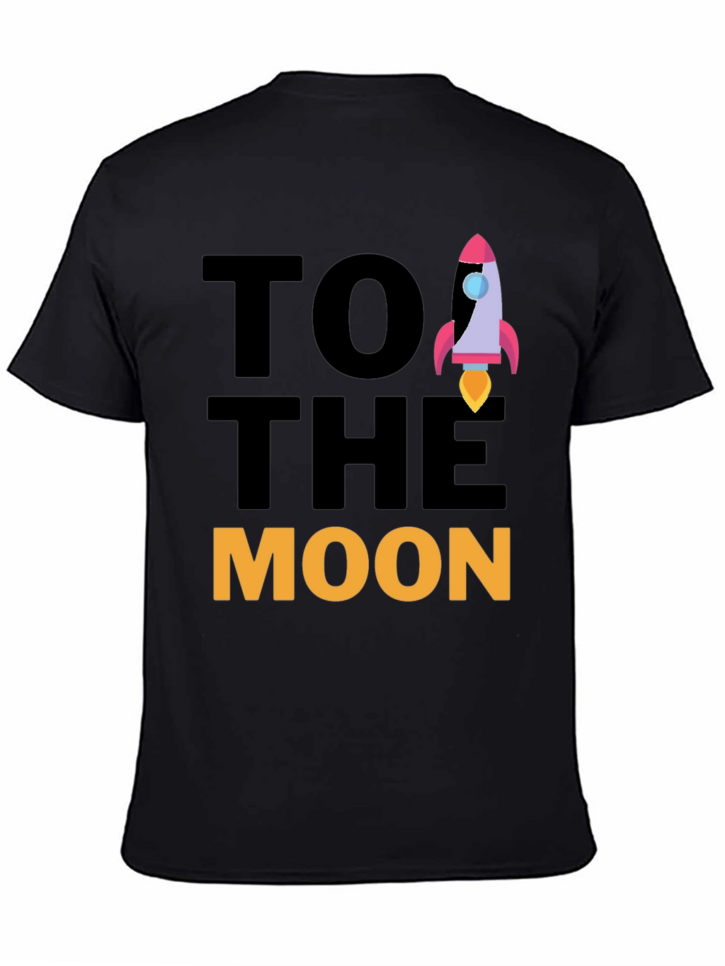 To The Moon Rocket Graphic Tee