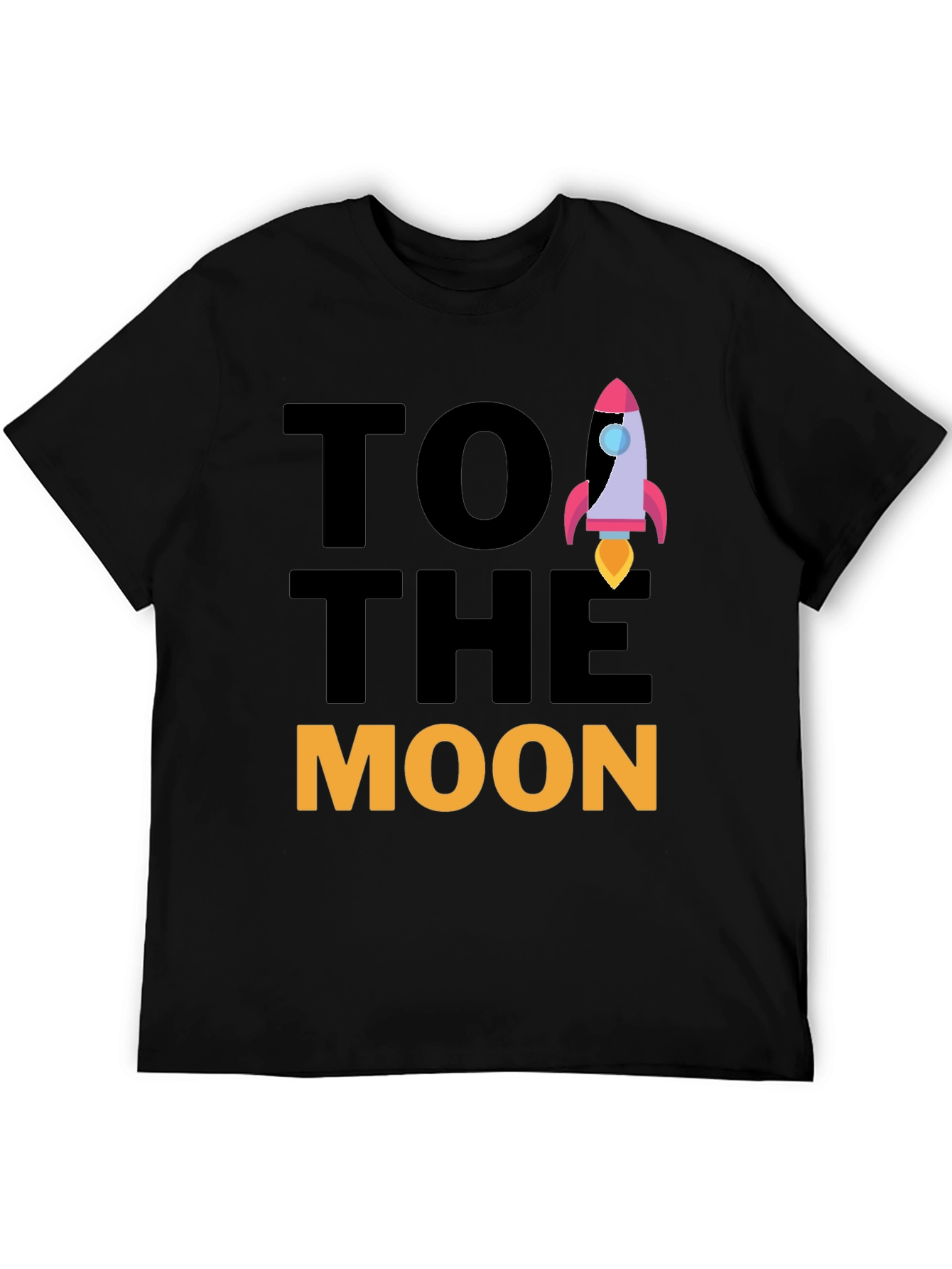 To The Moon Rocket Graphic Tee