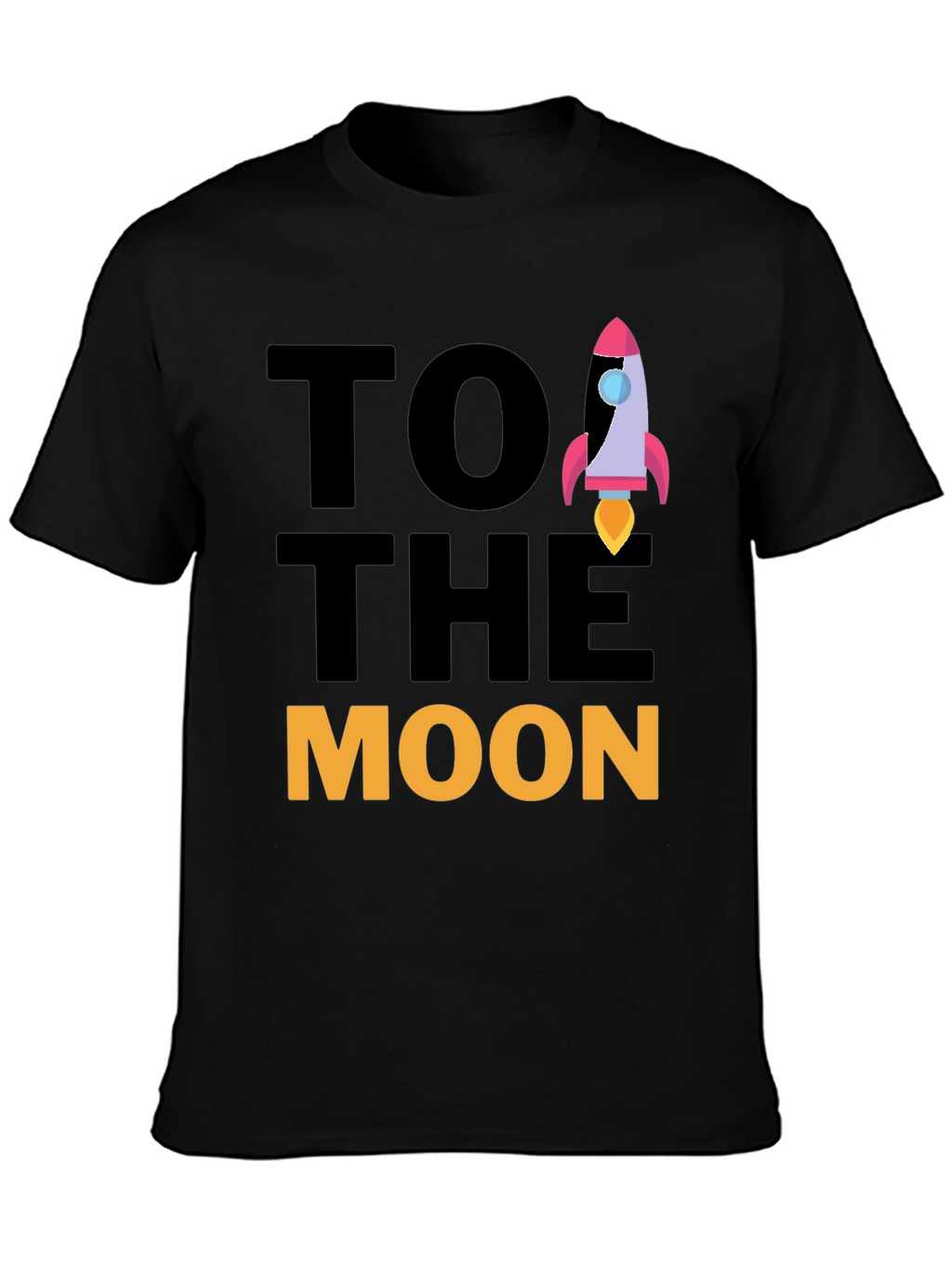 To The Moon Rocket Graphic Tee