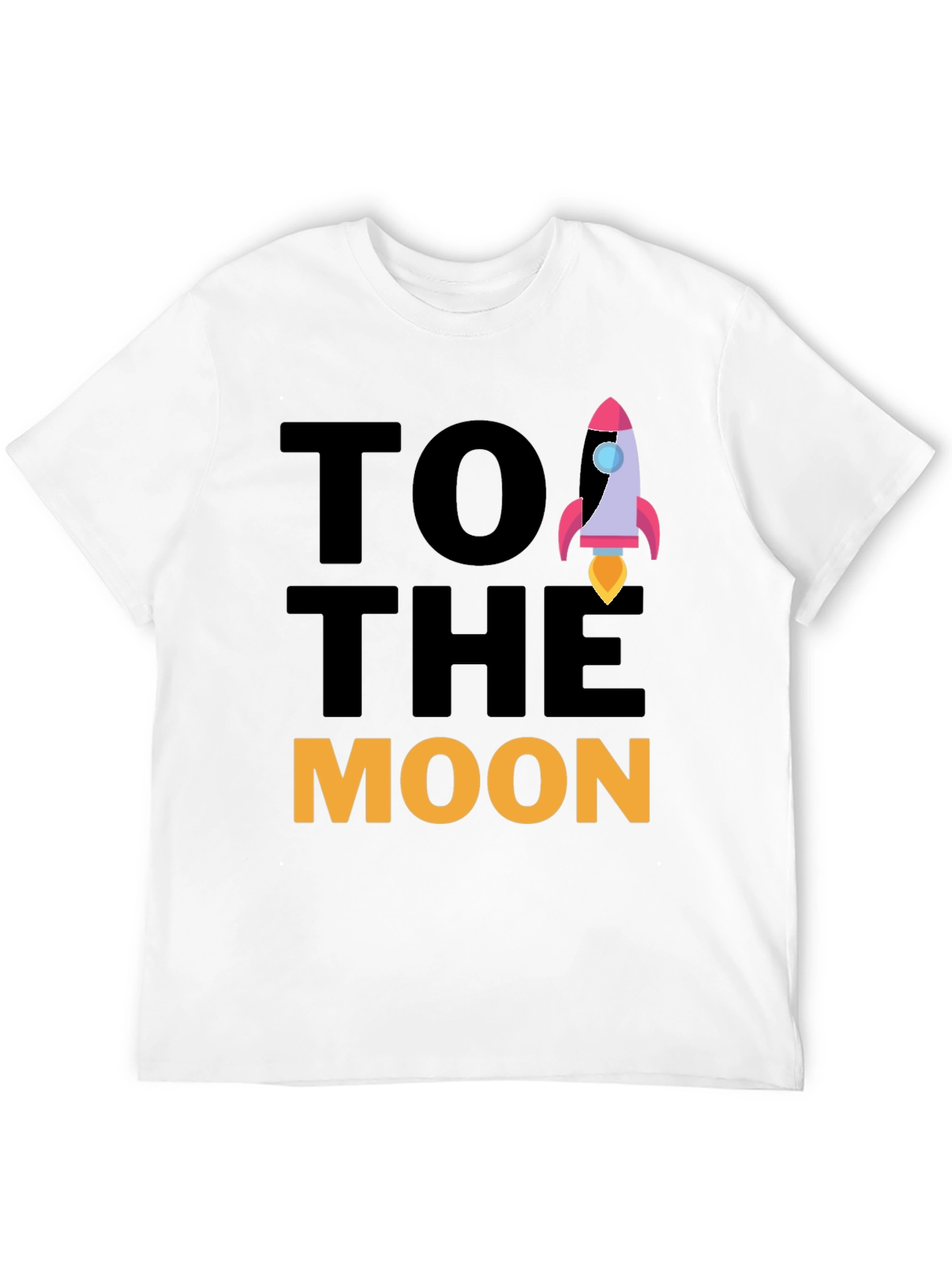 To The Moon Rocket Graphic Tee