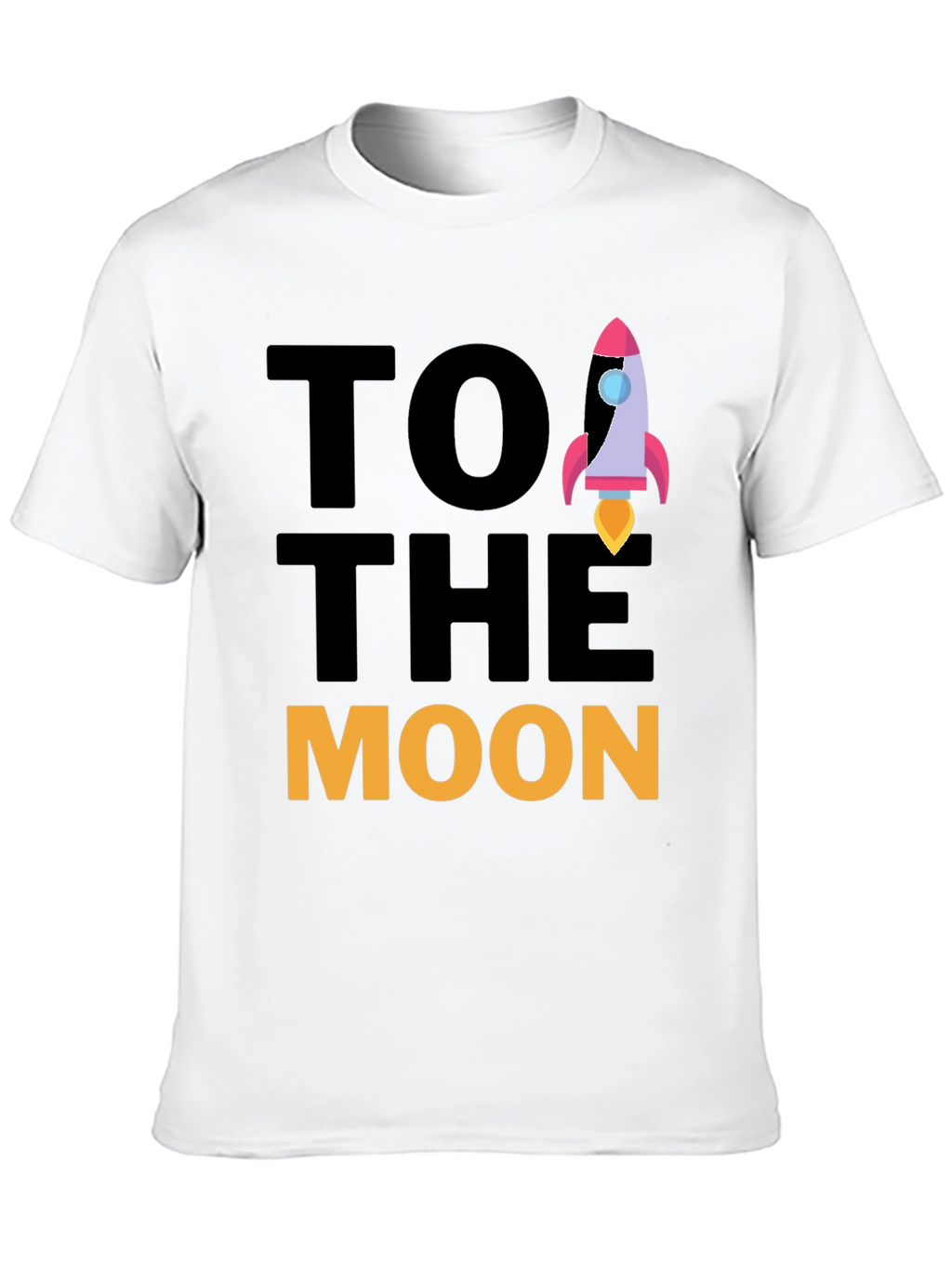 To The Moon Rocket Graphic Tee