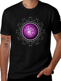 Dragon Circle Graphic Black Tee