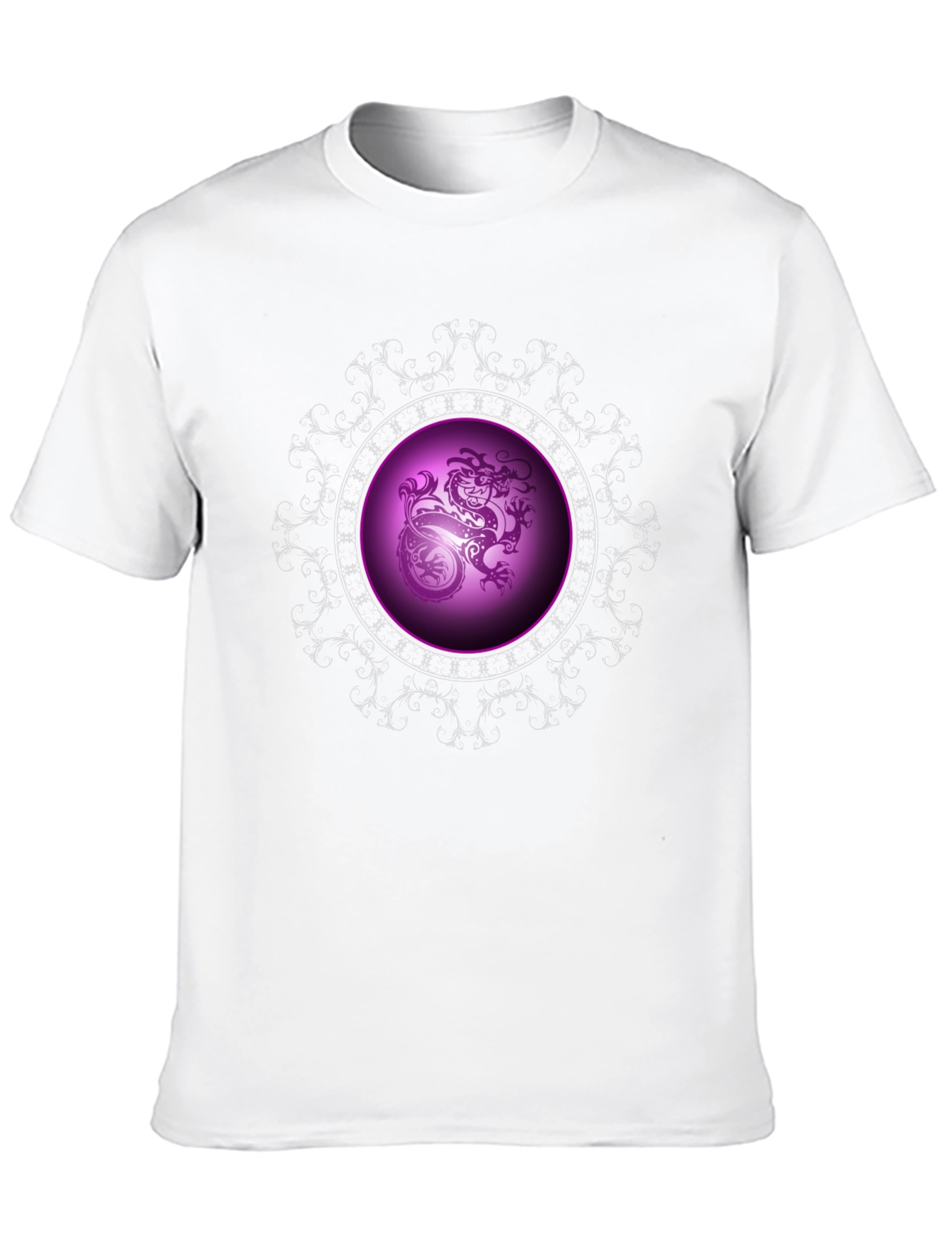 Dragon Circle Graphic Black Tee