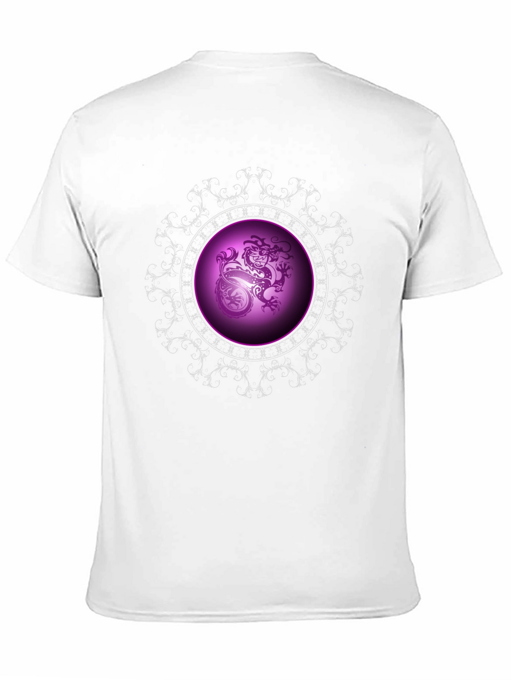 Dragon Circle Graphic Black Tee