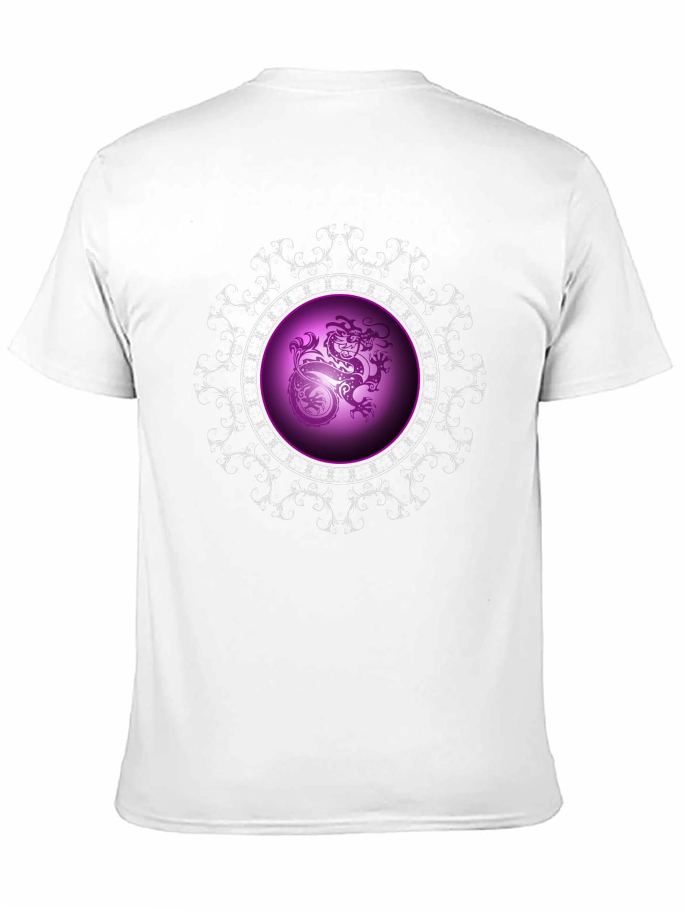 Dragon Circle Graphic Black Tee