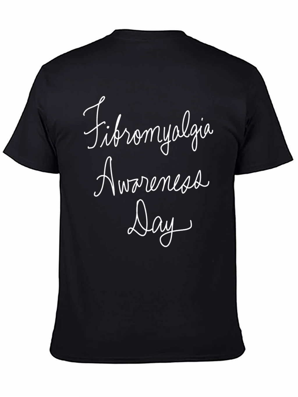 Fibromyalgia Awareness Day Black T-Shirt