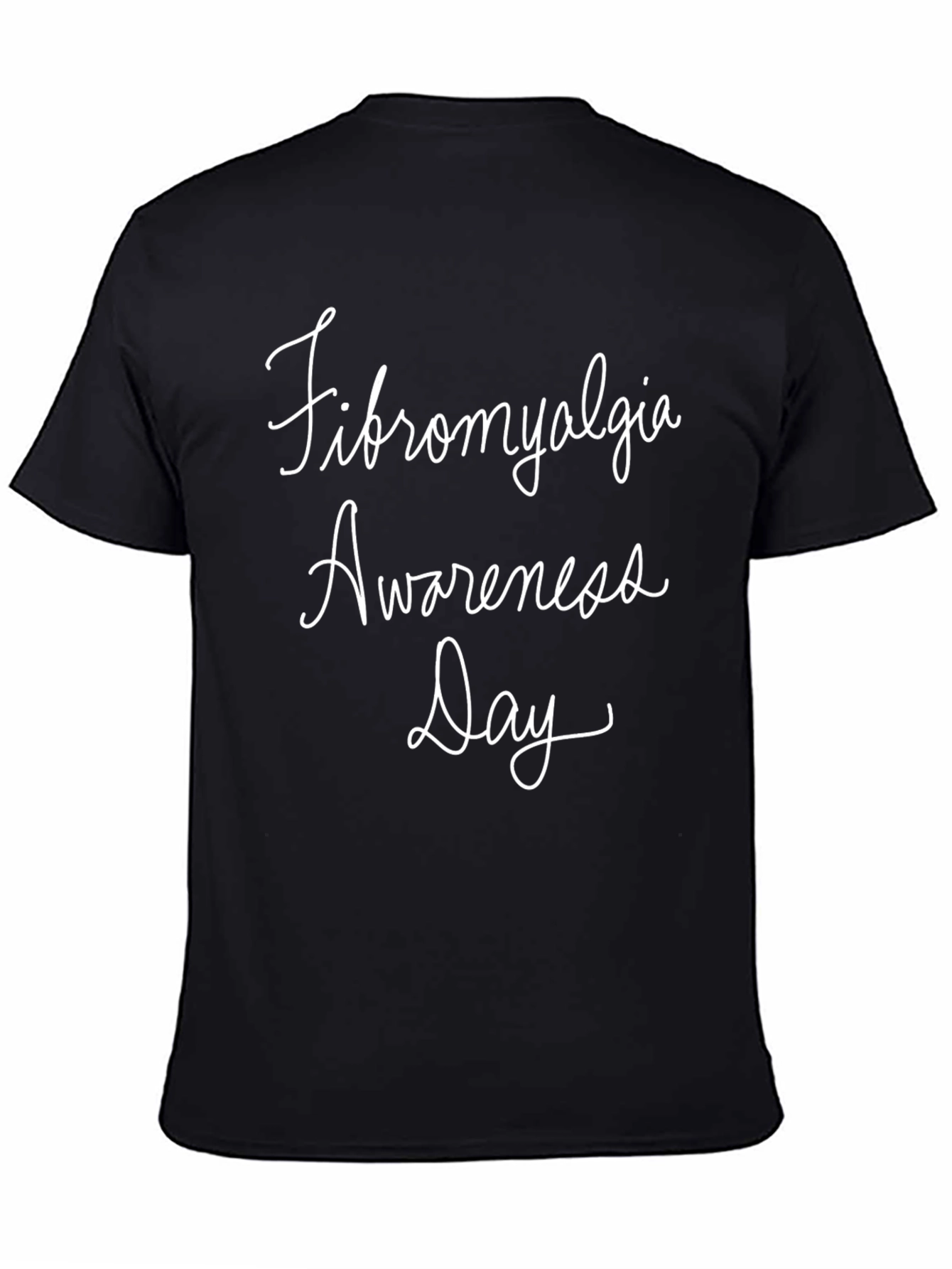 Fibromyalgia Awareness Day Black T-Shirt