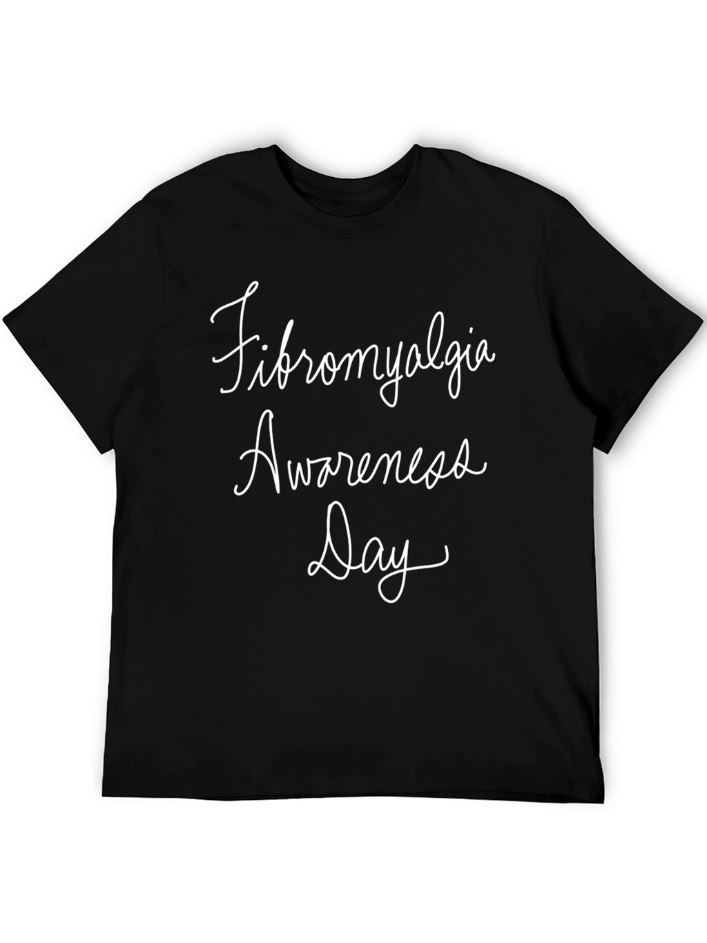 Fibromyalgia Awareness Day Black T-Shirt