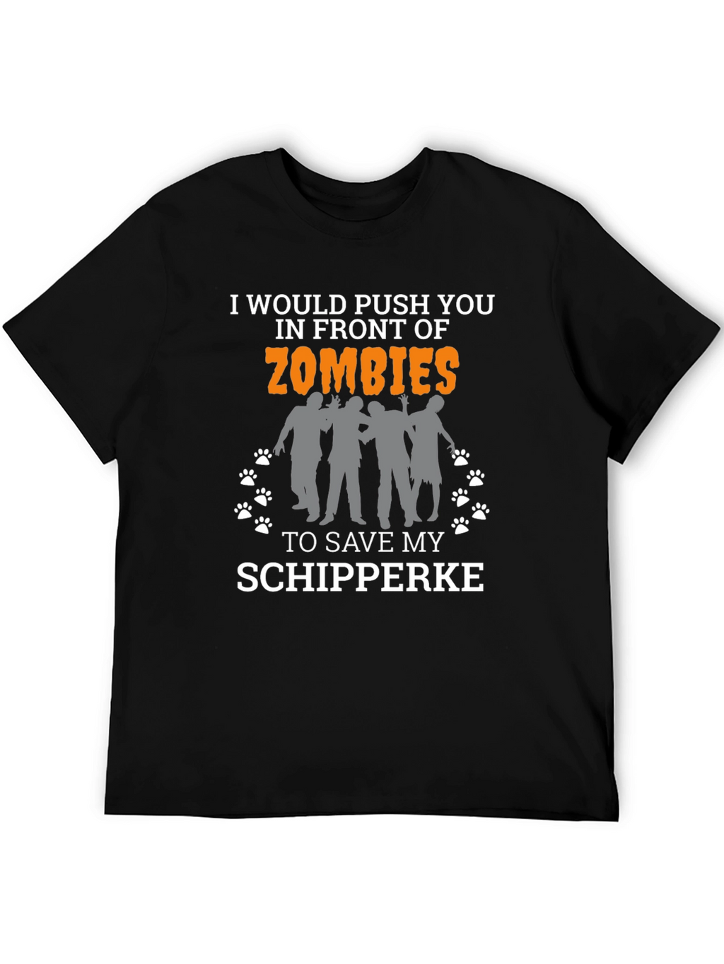 Funny Schipperke Zombie T-Shirt