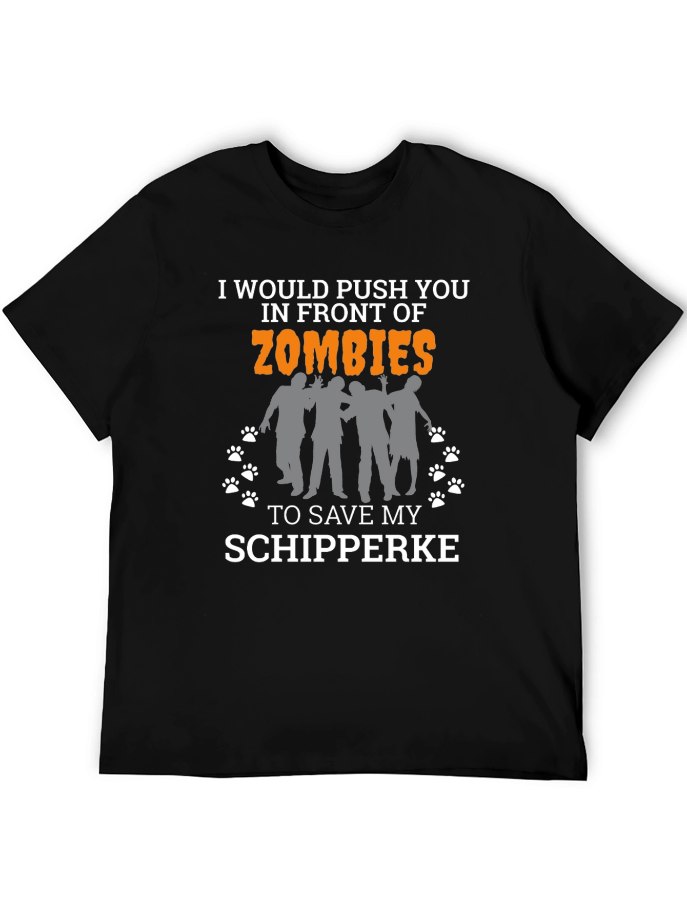 Funny Schipperke Zombie T-Shirt