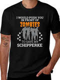 Funny Schipperke Zombie T-Shirt