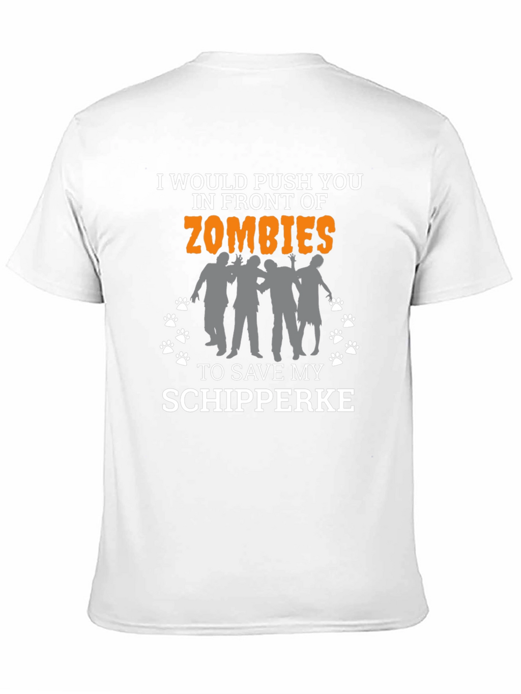 Funny Schipperke Zombie T-Shirt