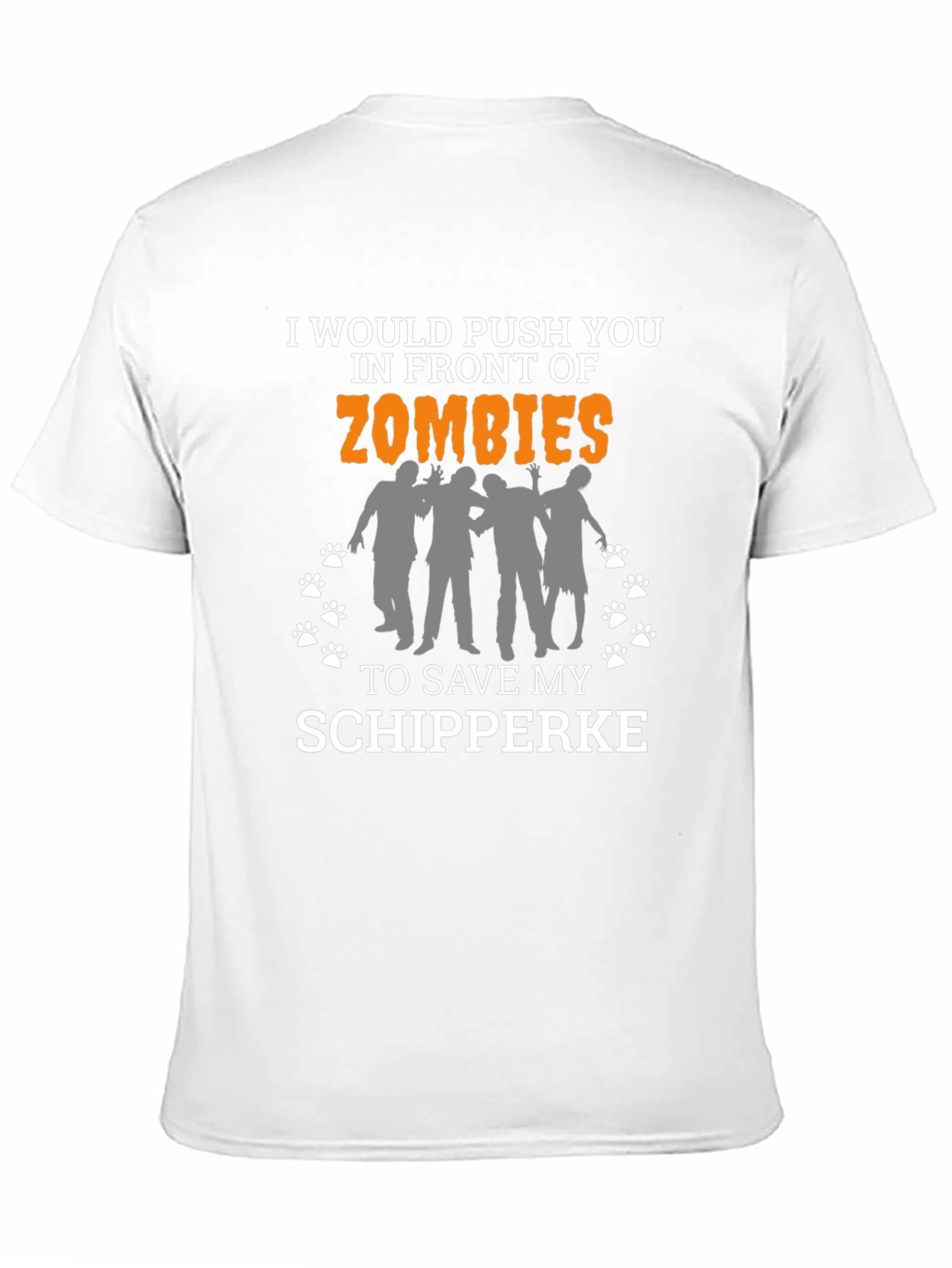 Funny Schipperke Zombie T-Shirt