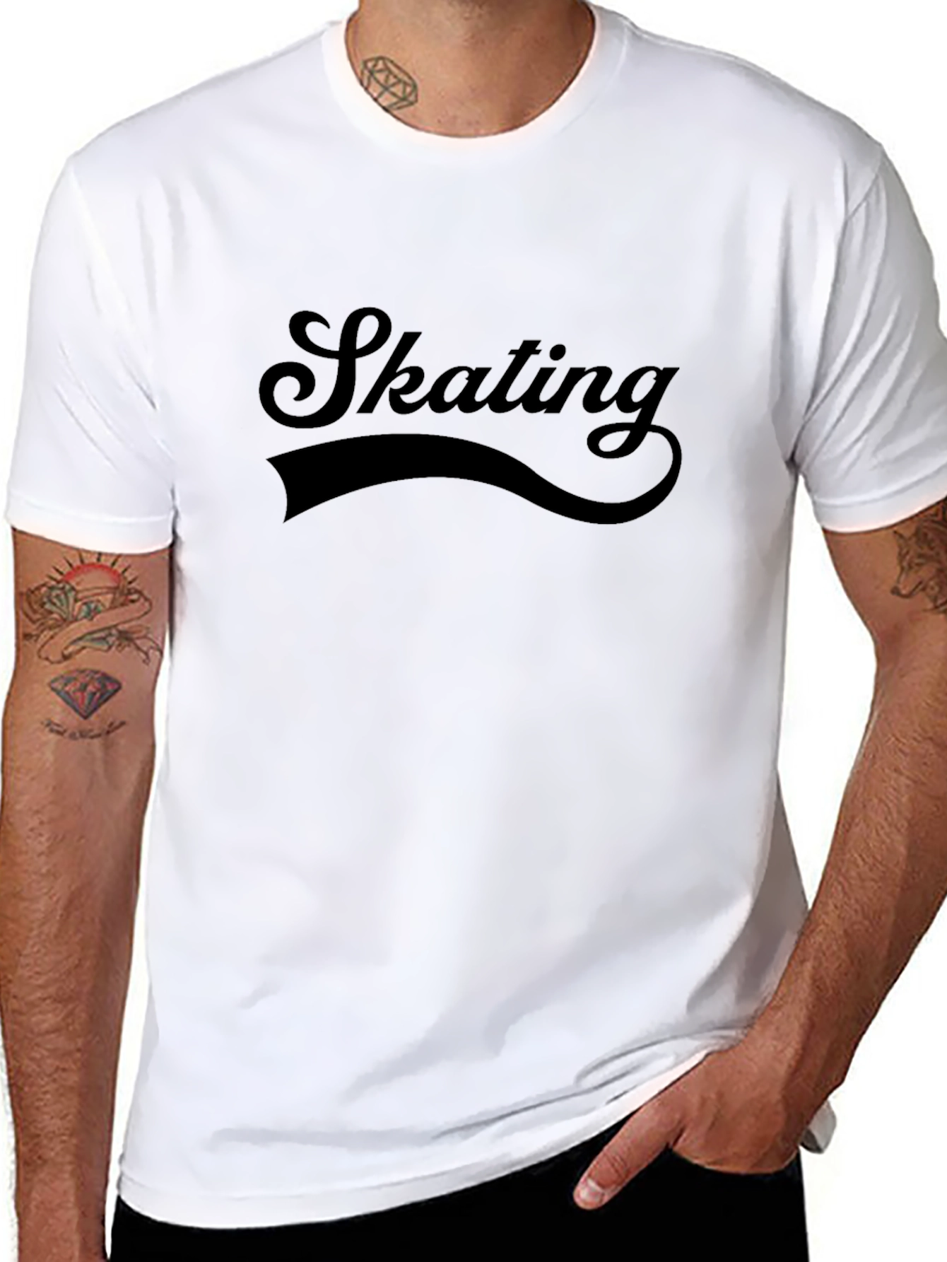 Skating Graphic T-Shirt - Comfortable Everyday Wear