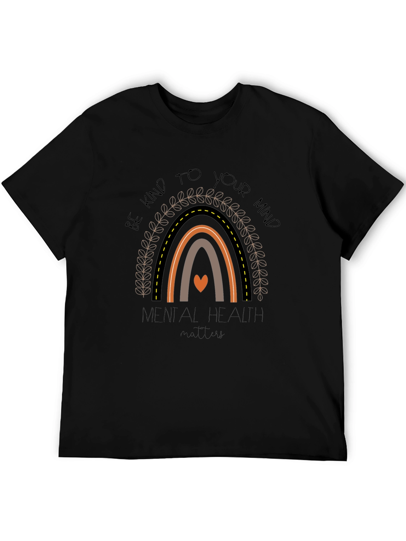 Mental Health Matters Rainbow Graphic Tee