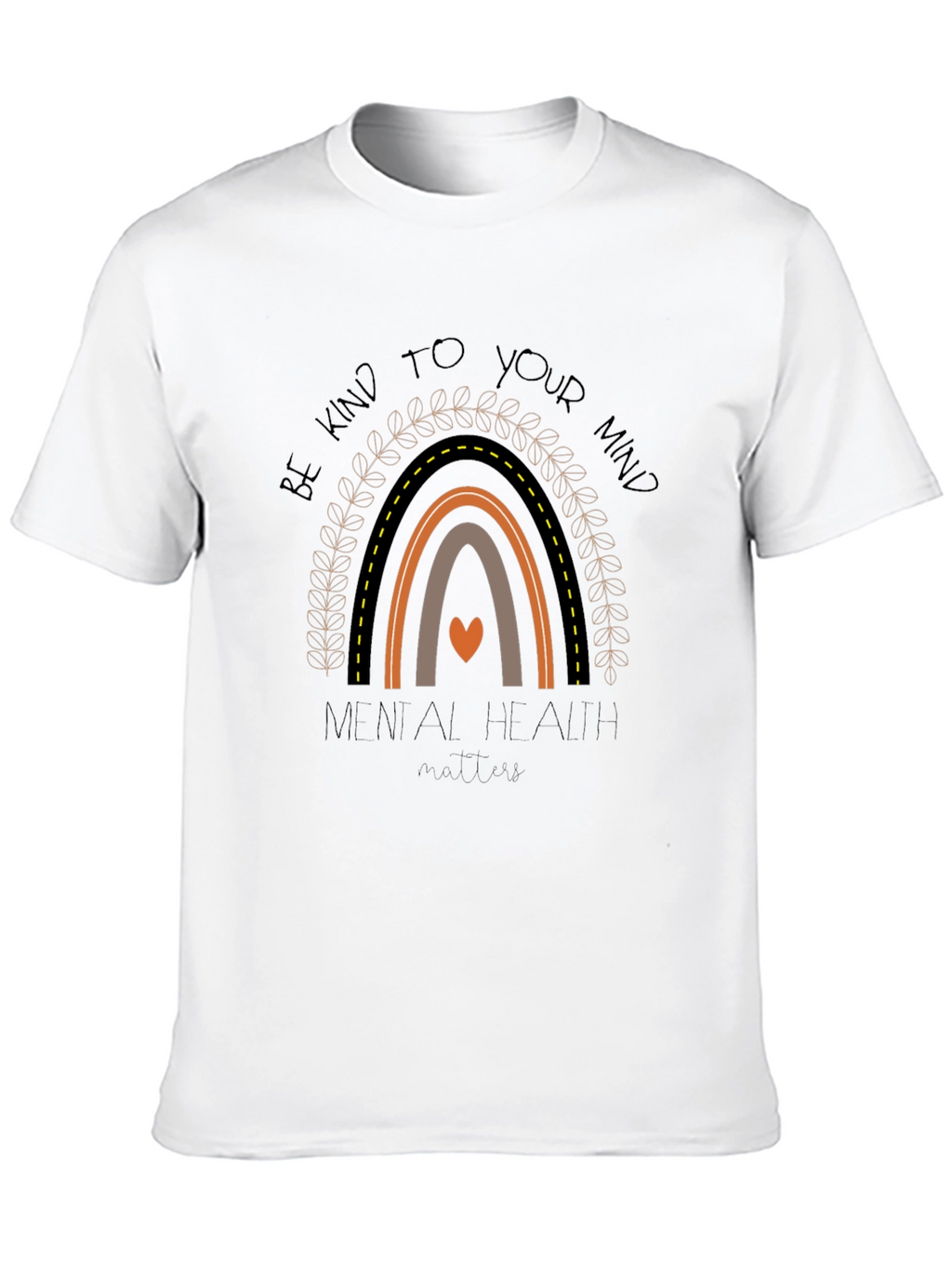 Mental Health Matters Rainbow Graphic Tee