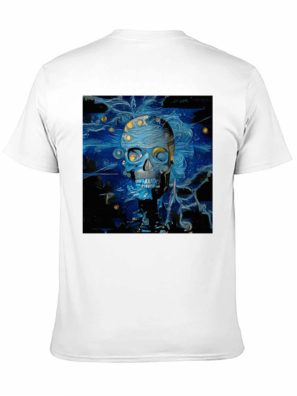 Starry Skull Tee: Van Gogh Inspired