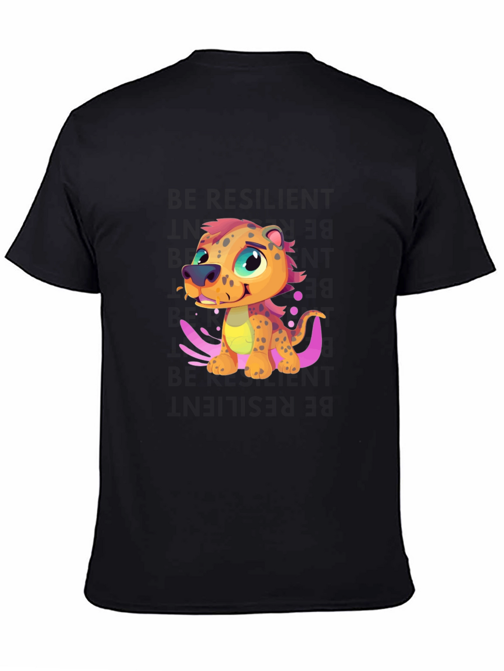 Cartoon Leopard T-Shirt - Fun Graphic Tee