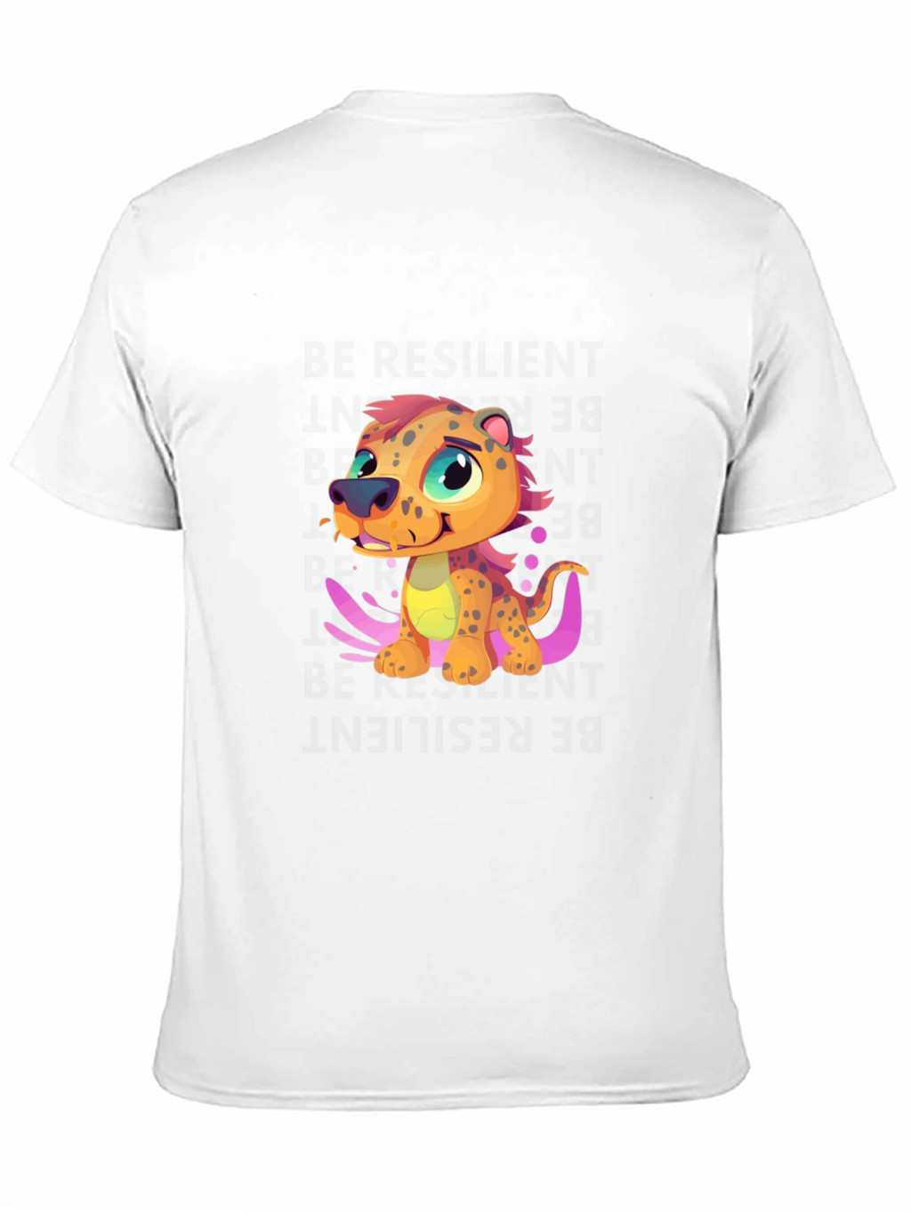 Cartoon Leopard T-Shirt - Fun Graphic Tee