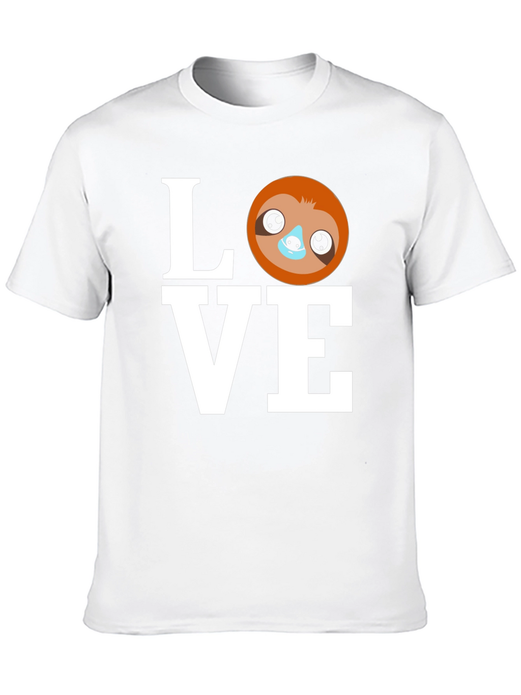 Love Sloth Graphic T-Shirt - Cute Animal Tee