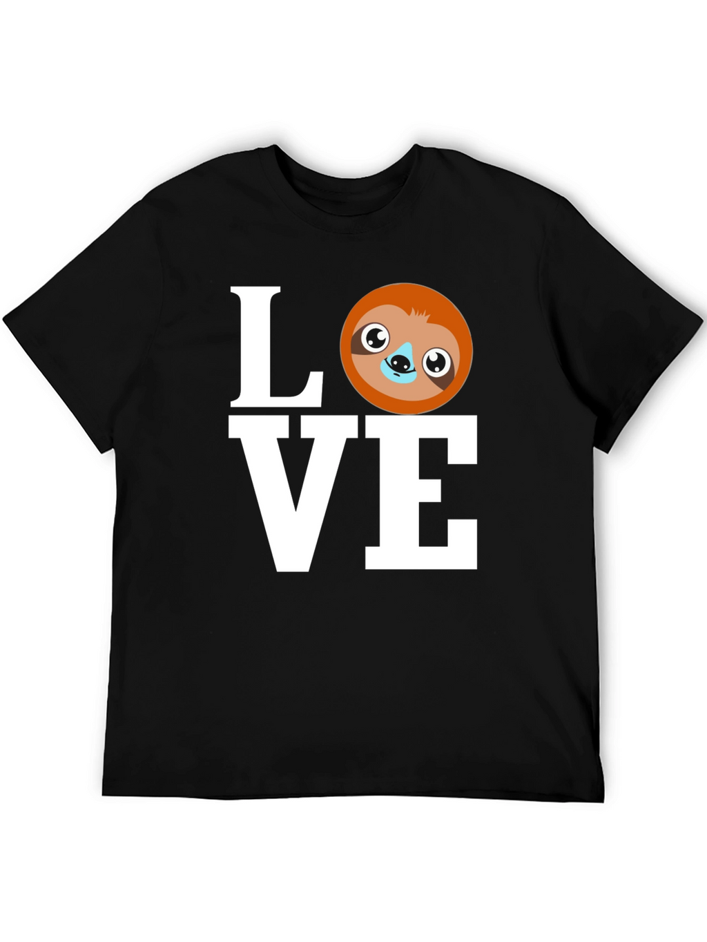 Love Sloth Graphic T-Shirt - Cute Animal Tee