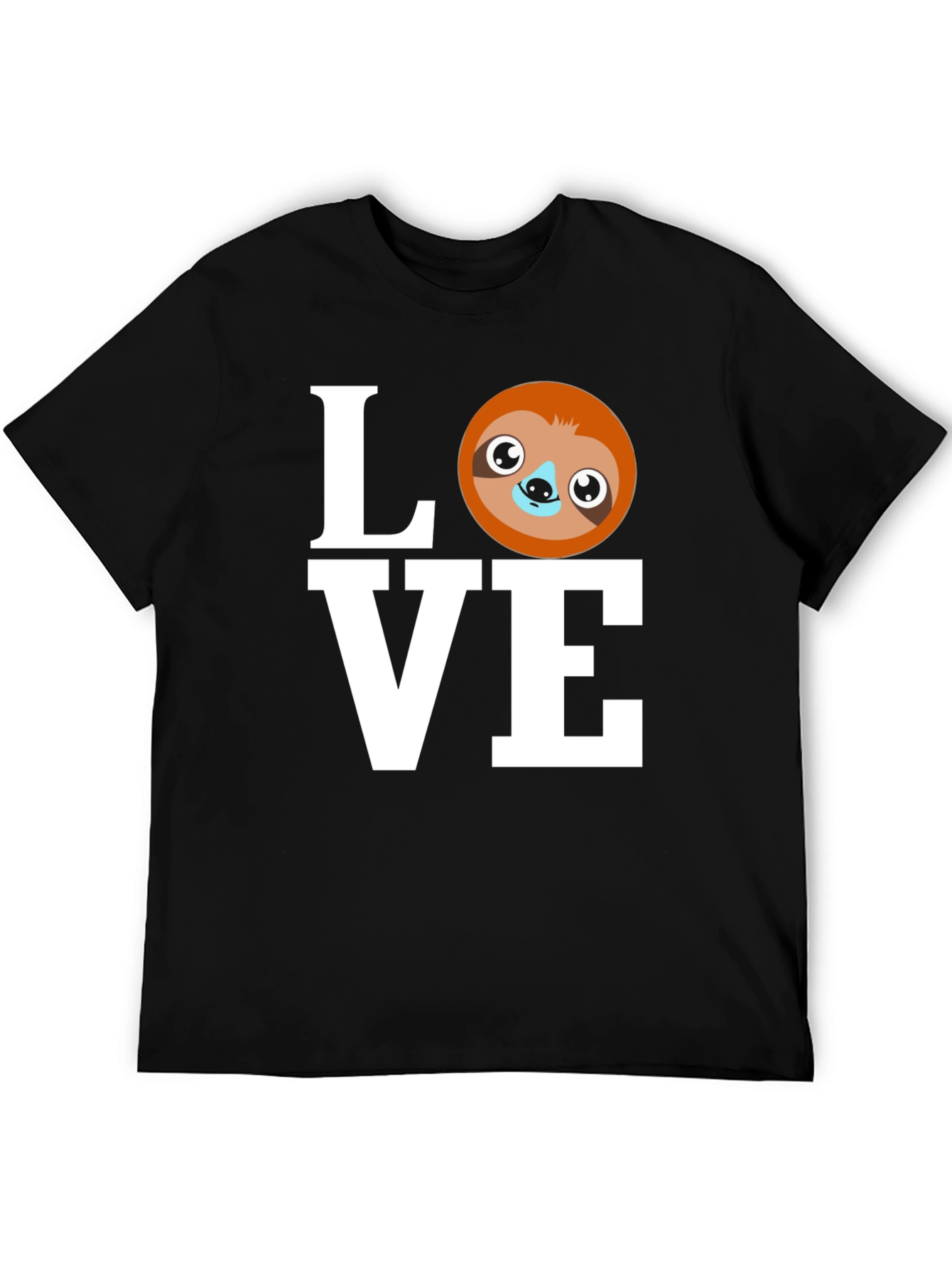 Love Sloth Graphic T-Shirt - Cute Animal Tee
