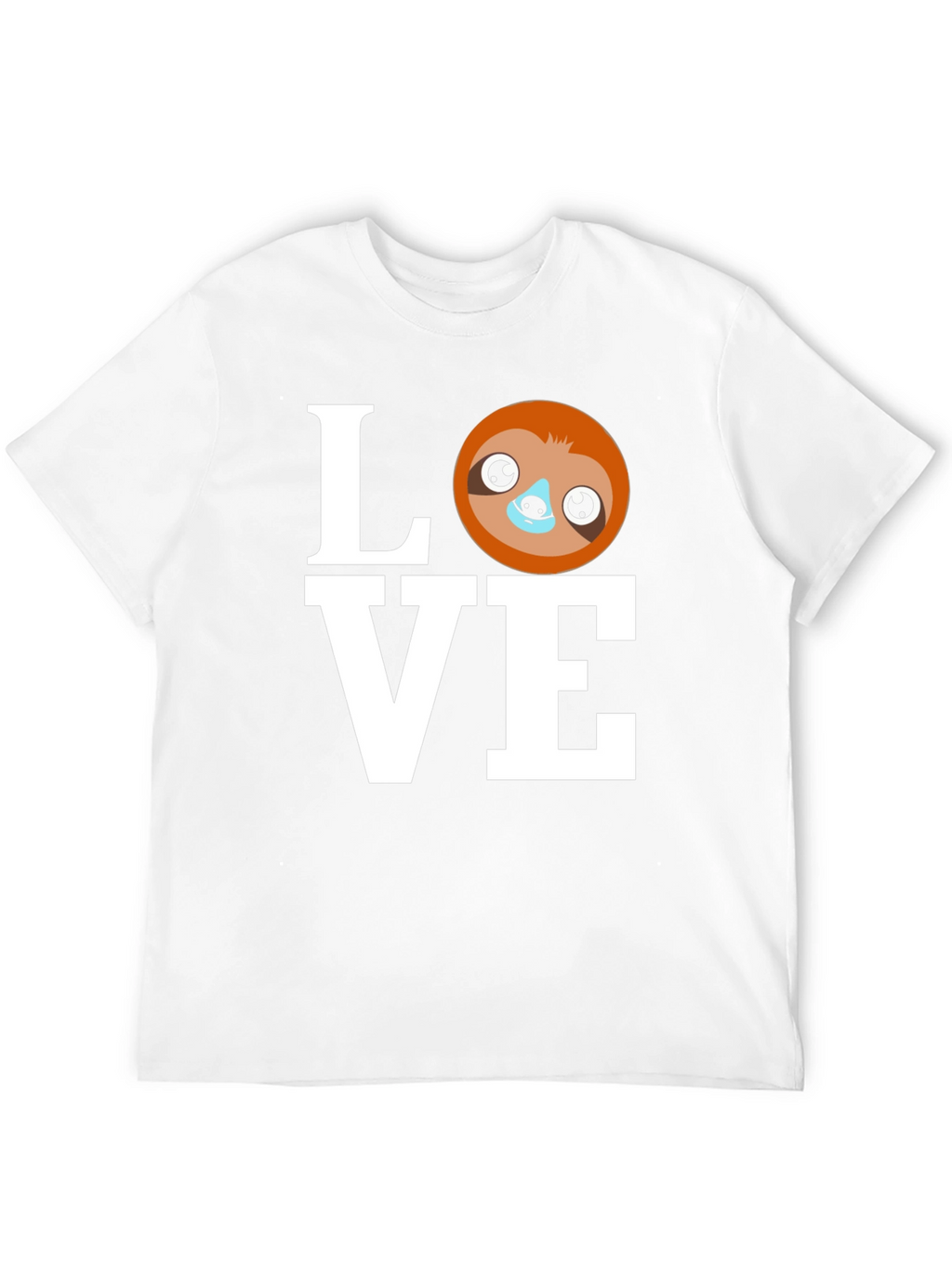 Love Sloth Graphic T-Shirt - Cute Animal Tee