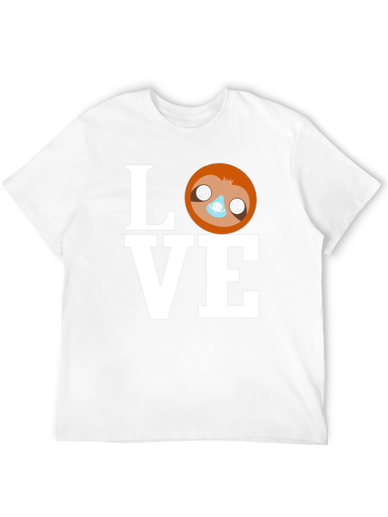 Love Sloth Graphic T-Shirt - Cute Animal Tee