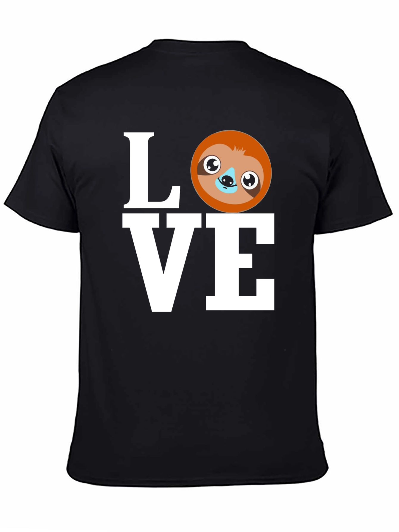 Love Sloth Graphic T-Shirt - Cute Animal Tee
